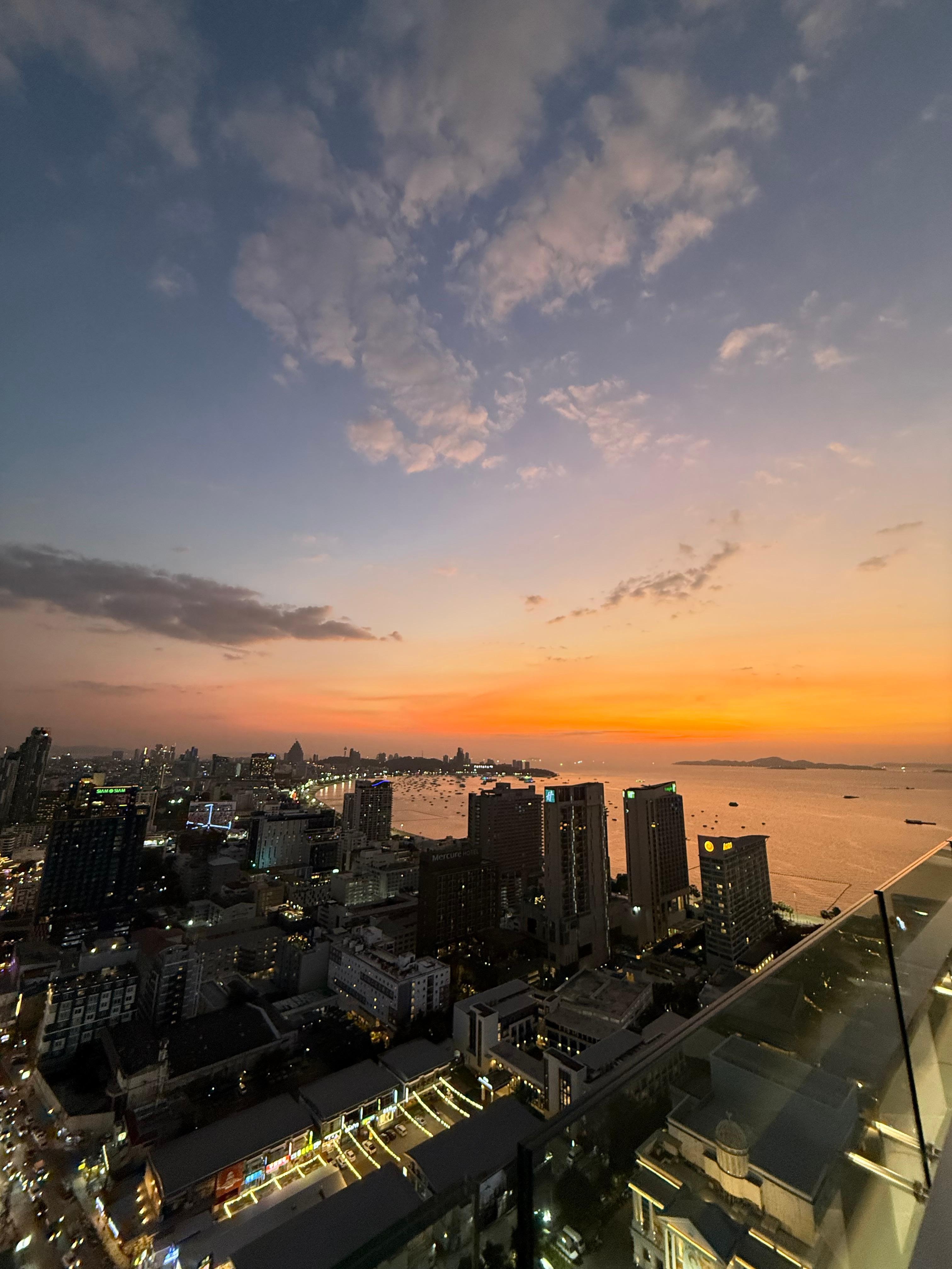 Utsikten från sky rooftop 