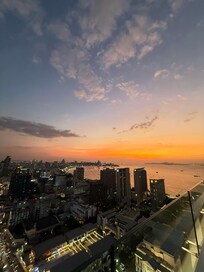 Utsikten från sky rooftop