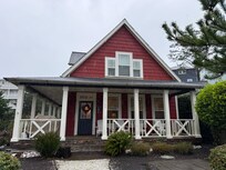 Front door view into the park across the street.