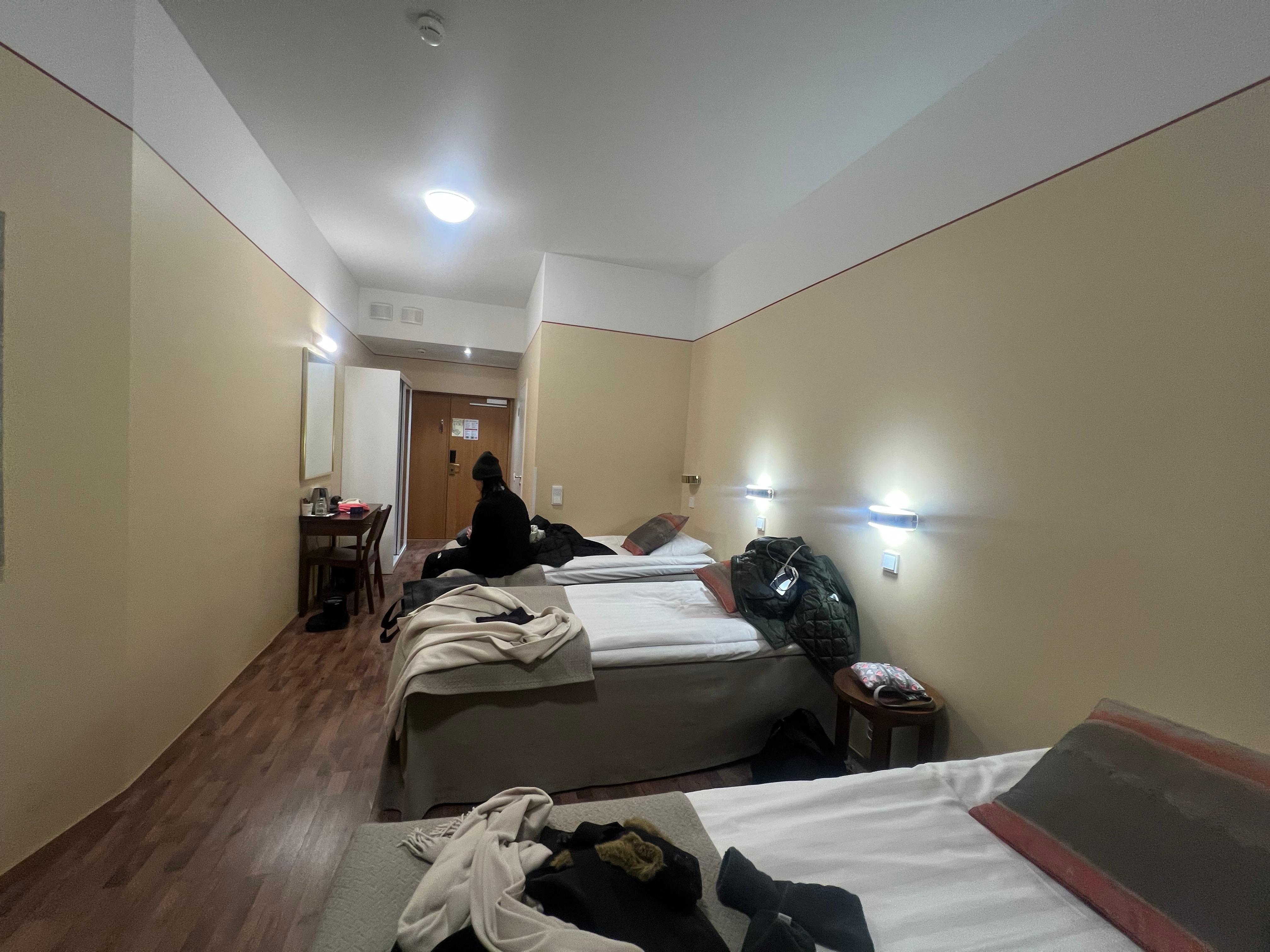 部屋の様子
コンパクトでした。