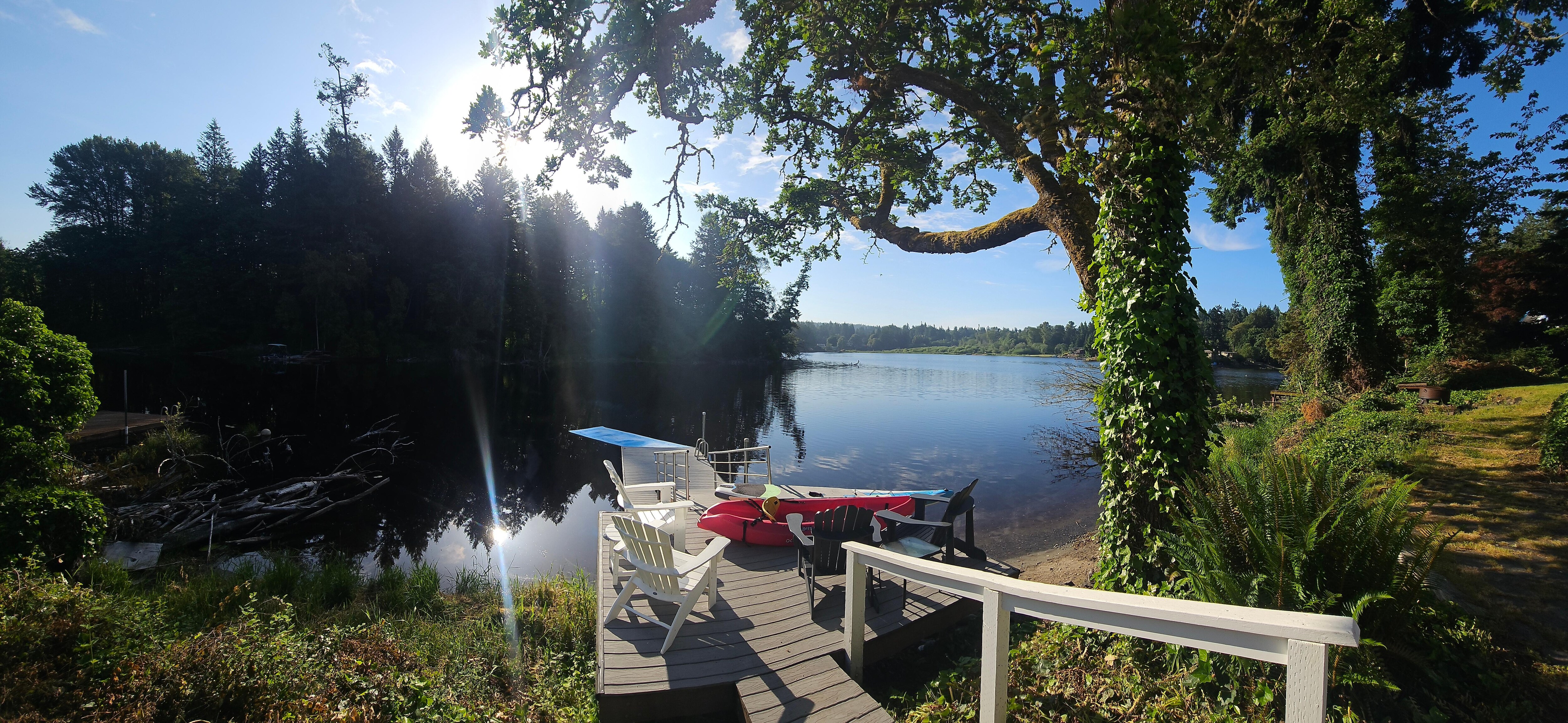Morning view from the deck