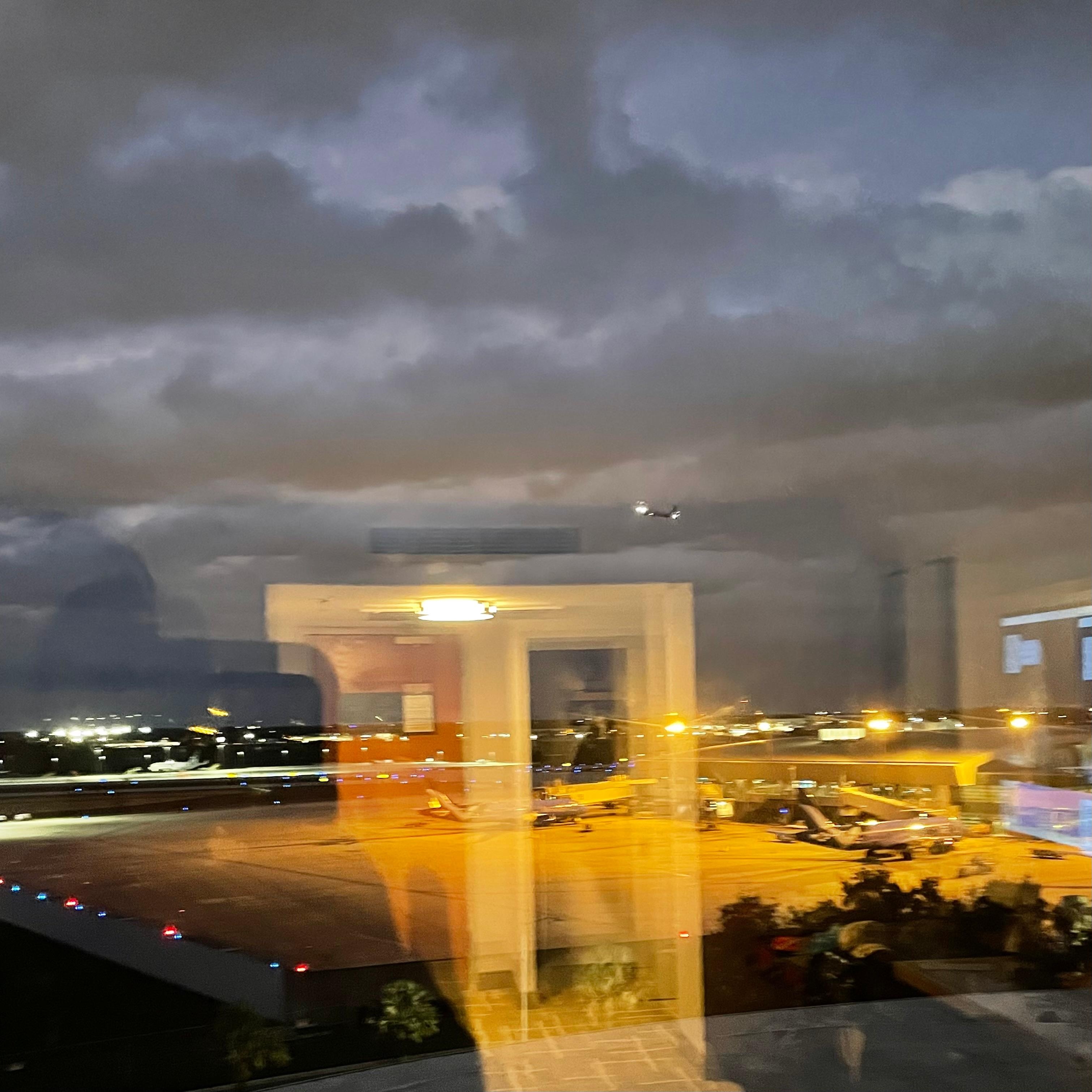  Beautiful runway view from our room.