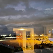 Beautiful runway view from our room.