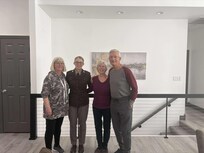Soldier with her grandparents!