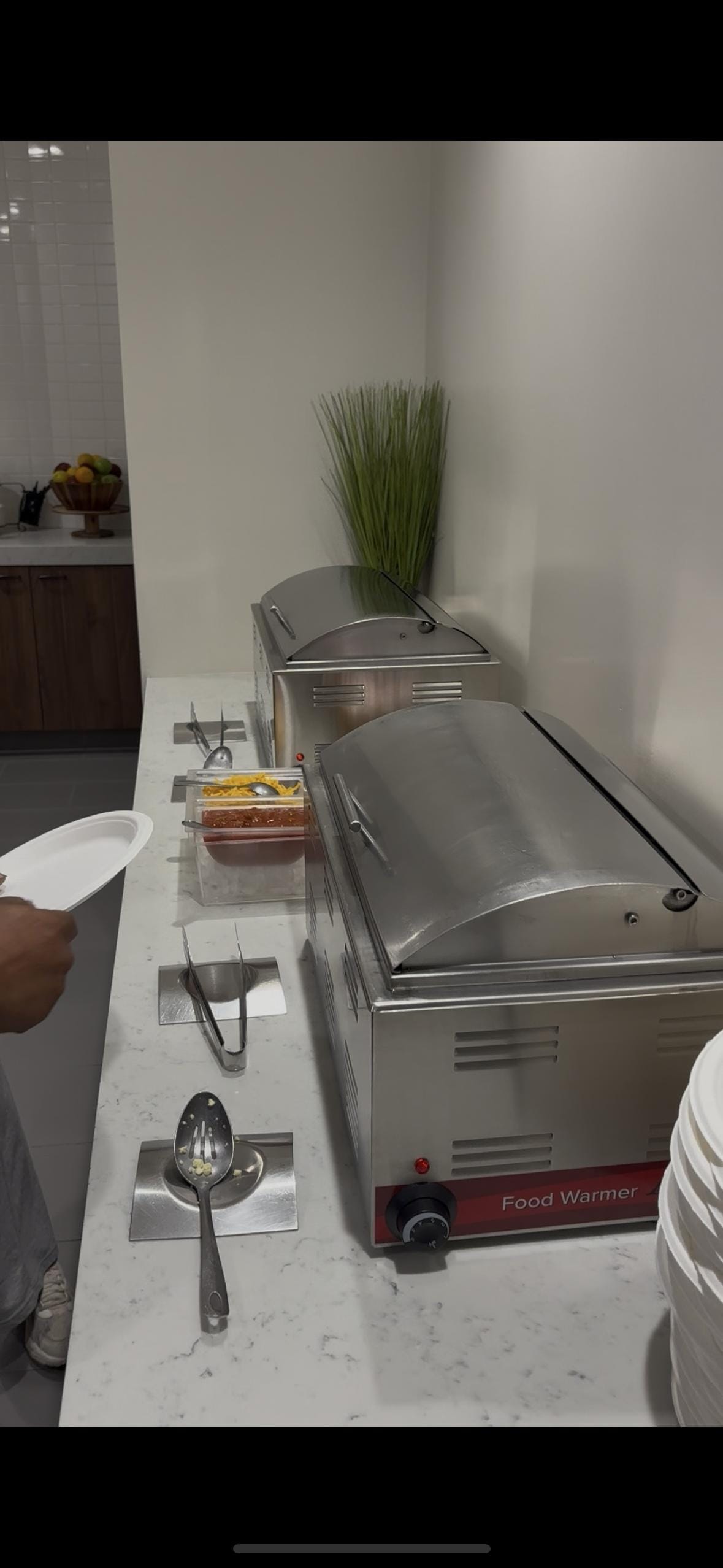 Breakfast buffet covered 