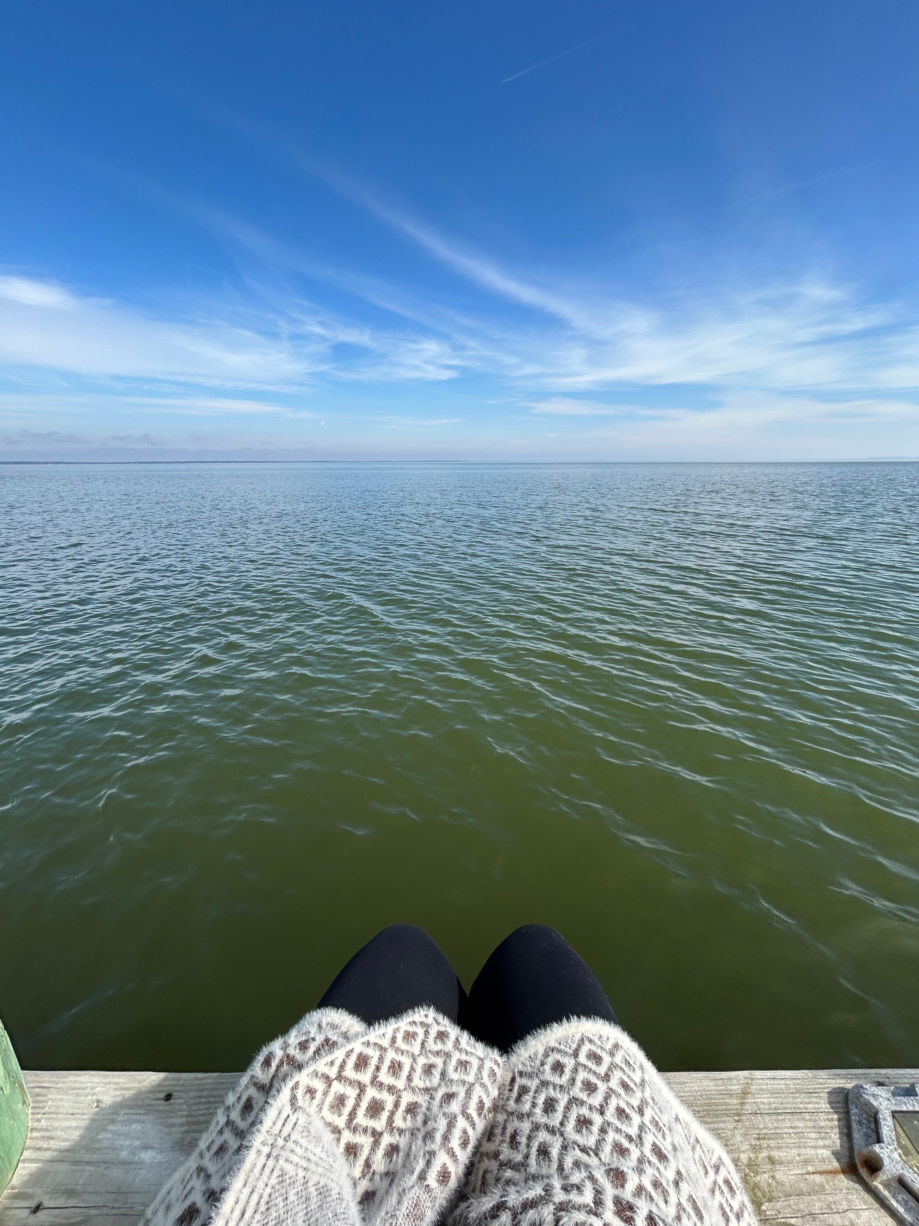 No amount of cold will keep me away from the water 🥰