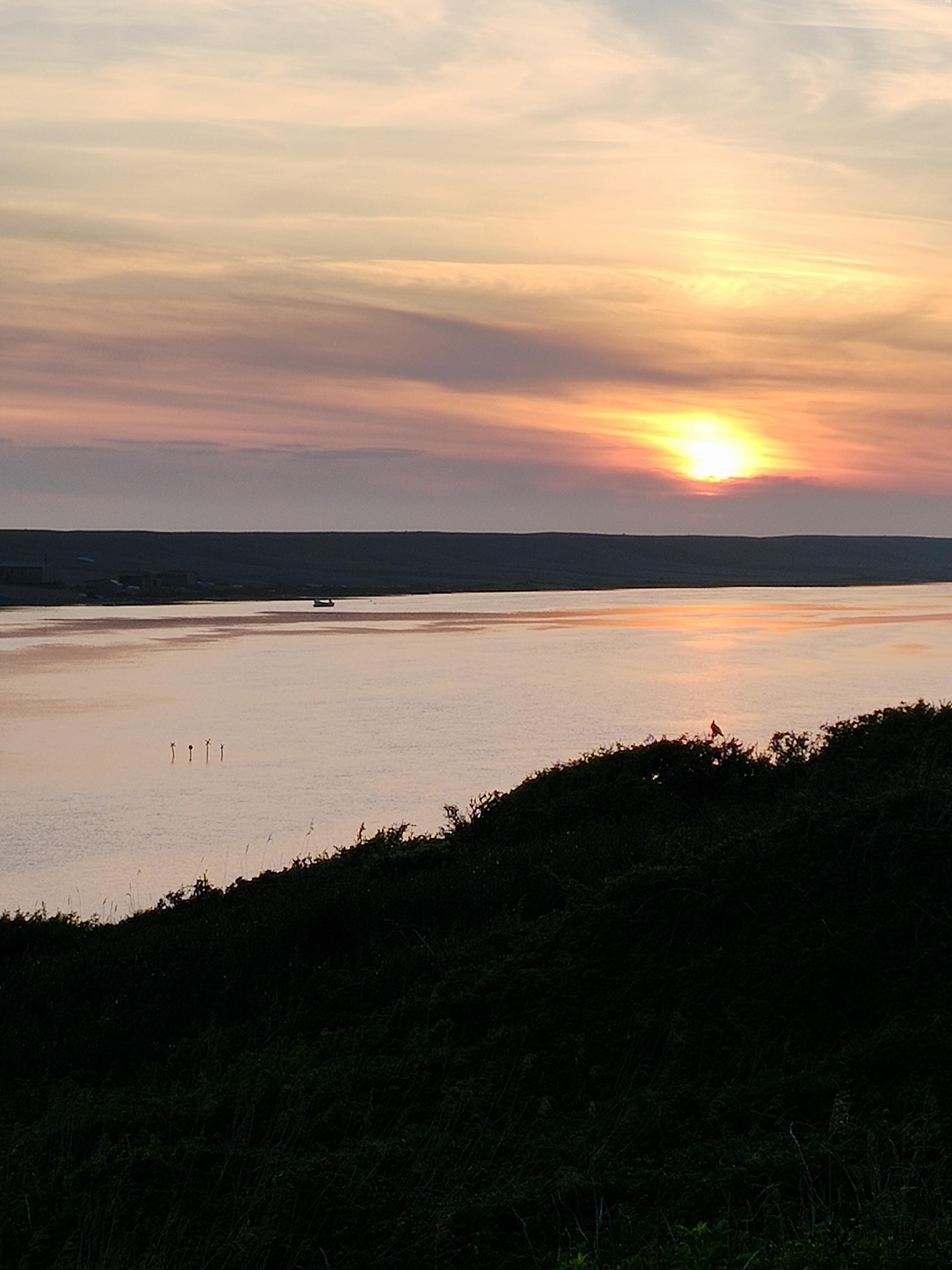 Sunset from the deck