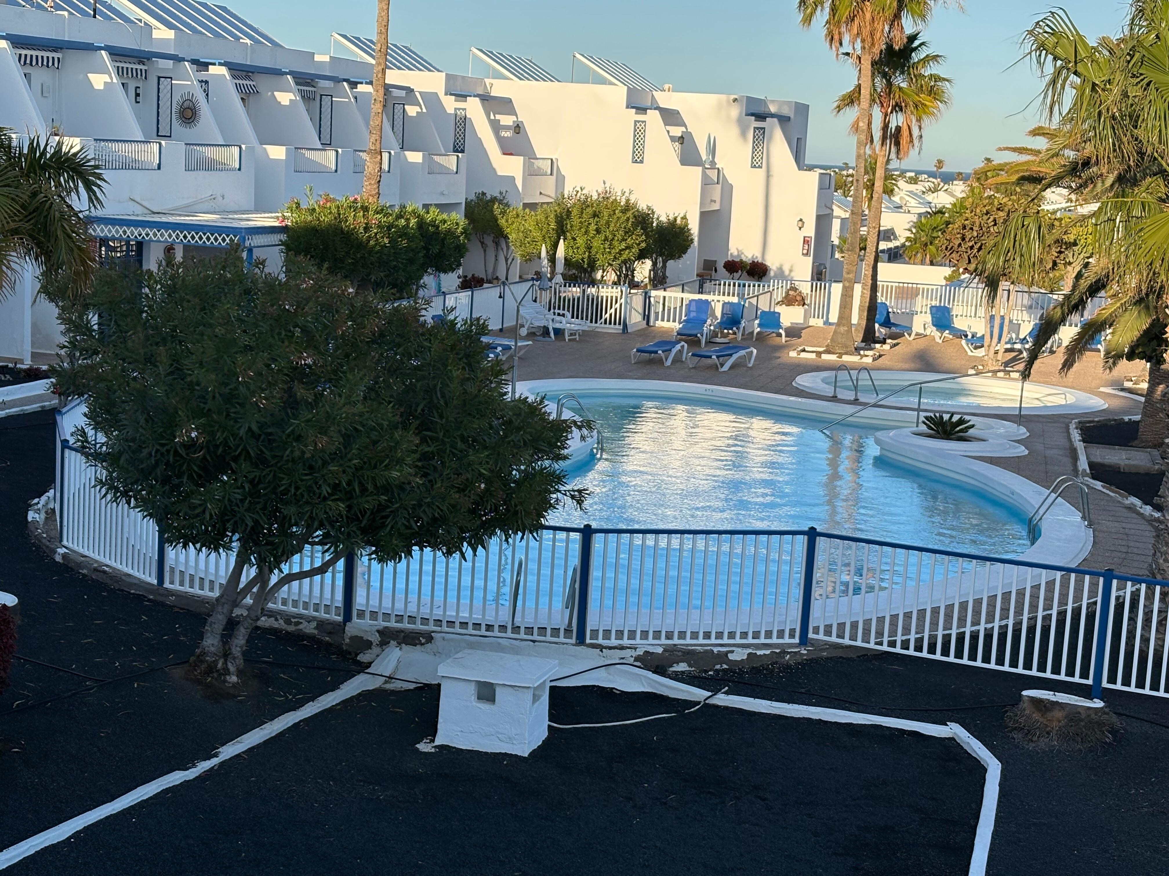 View to the pool.
Can’t upload video of the view from the balcony - it’s really great.