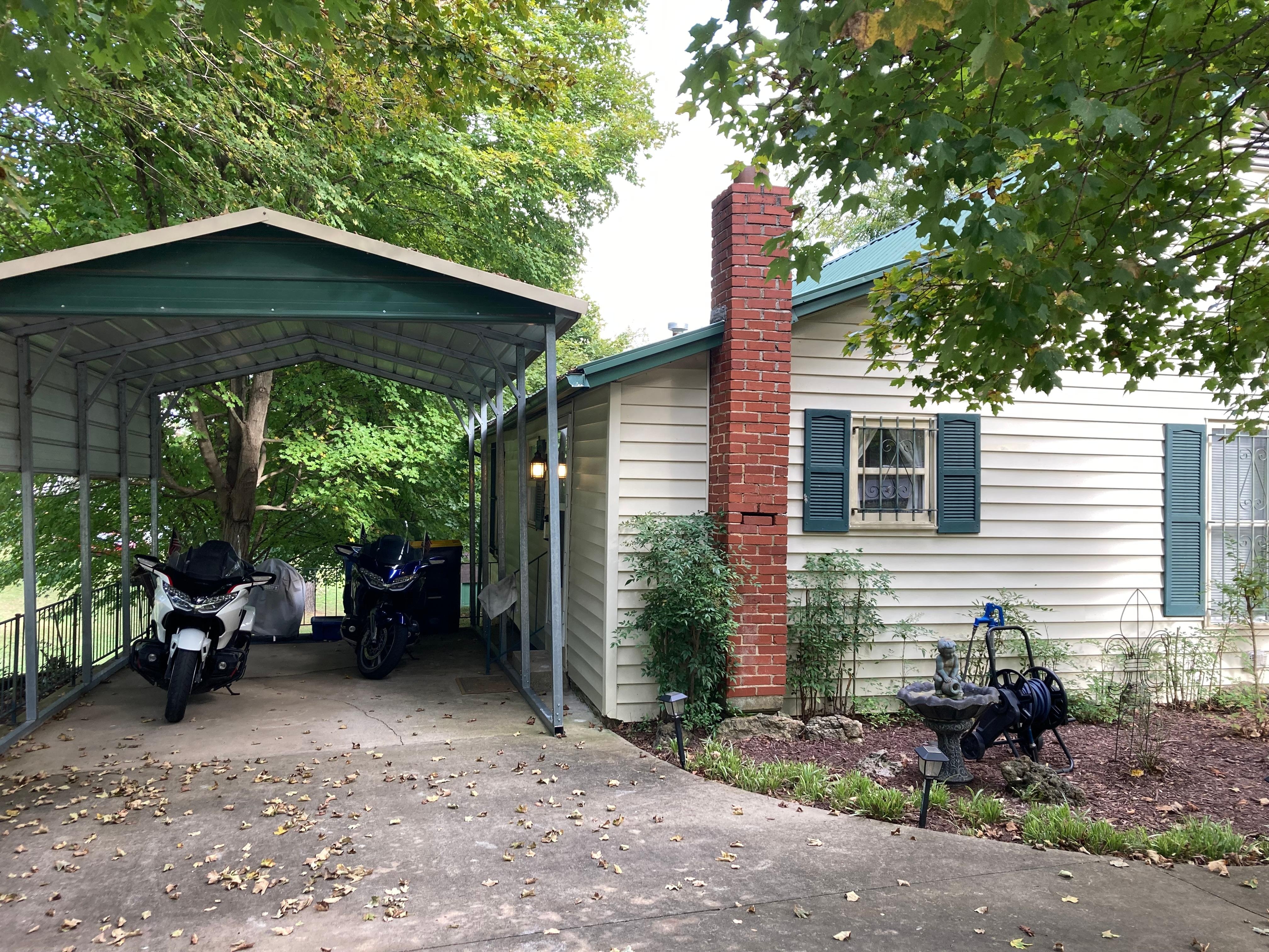 Great place for our motorcycles. 