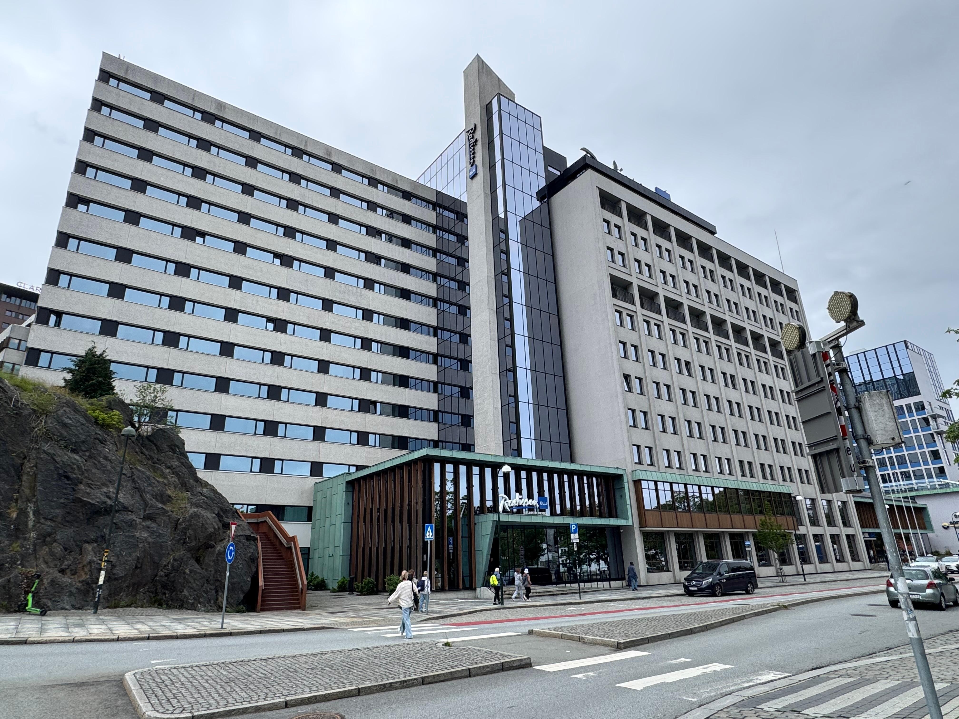 Front of hotel