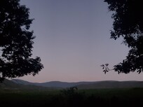 Sunset from the back porch