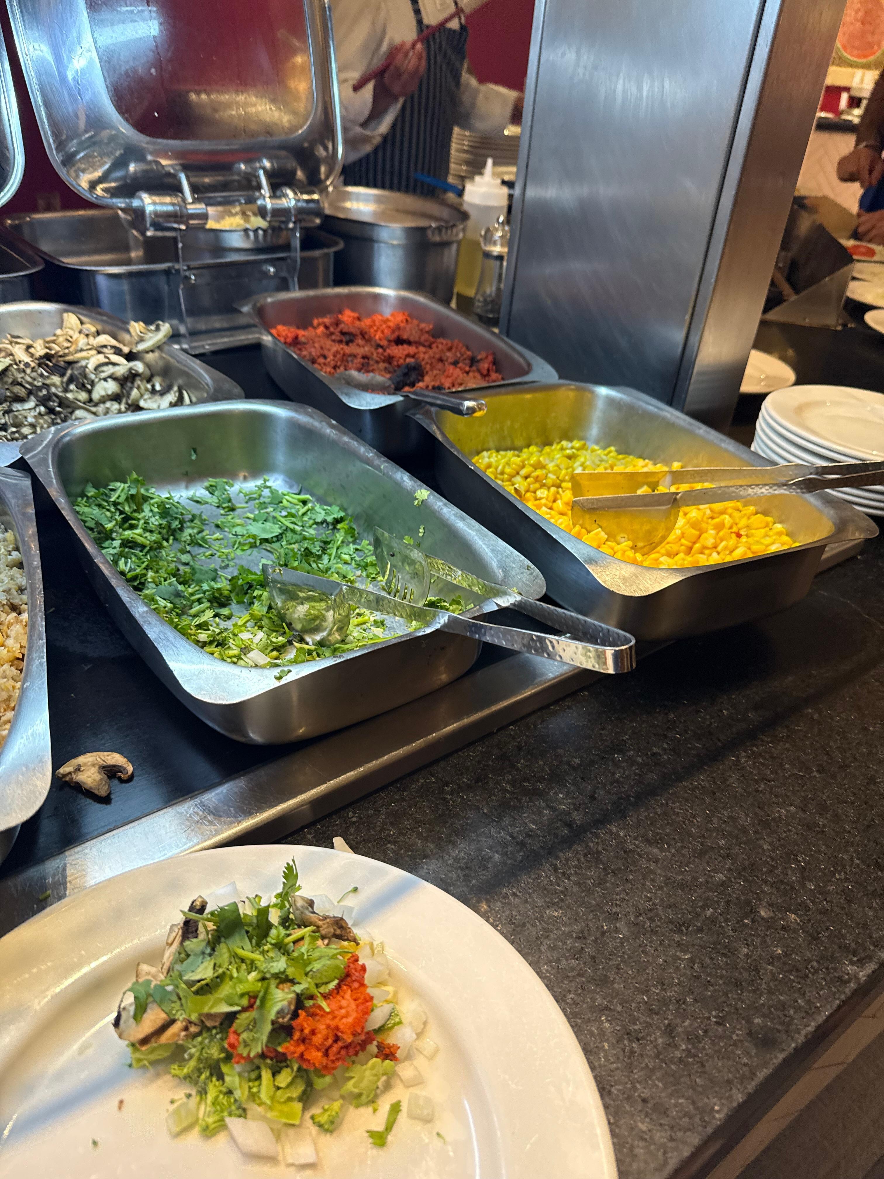 Breakfast Omelette station