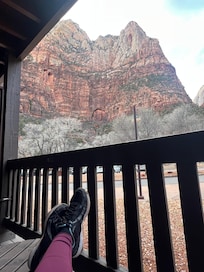 My view from our balcony! A lovely way to wake up each morning!