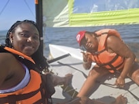 Boat sailing was fun too @vivamaya Wyndham resort