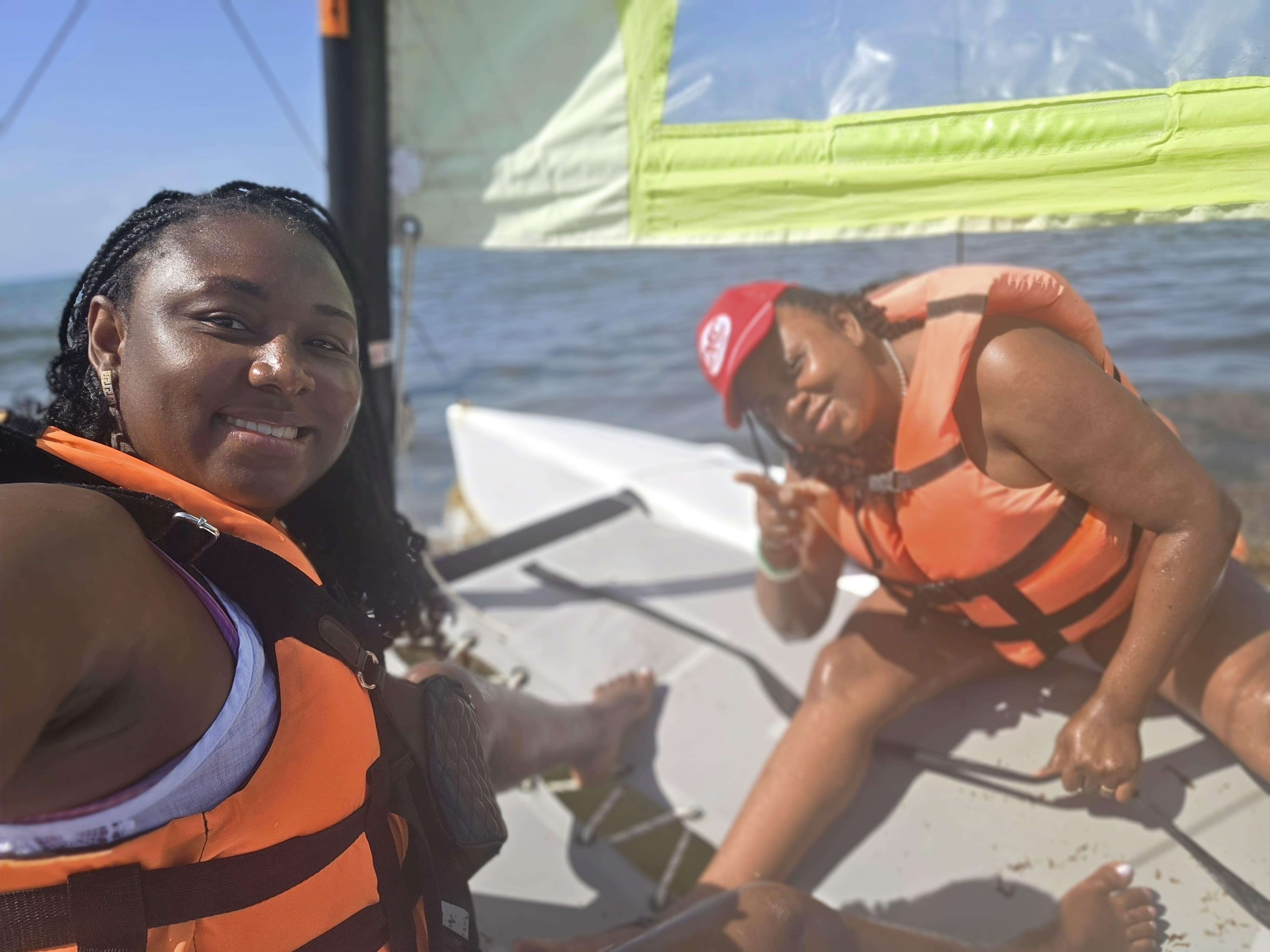 Boat sailing was fun too @vivamaya Wyndham resort 