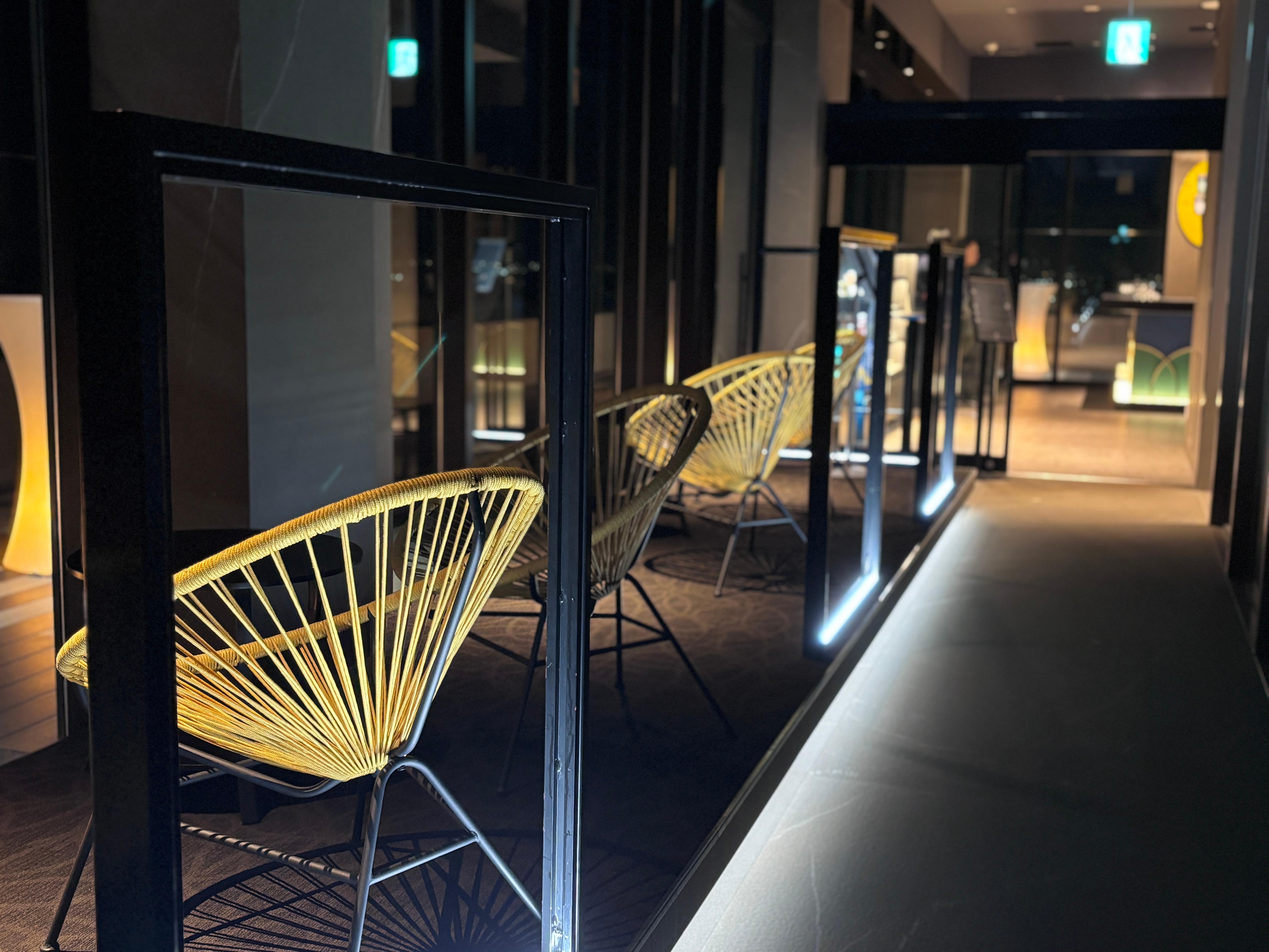 ダイニングのところには外に出て座る椅子も設置あり