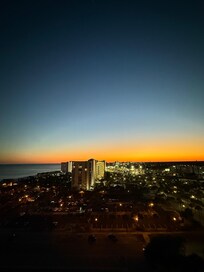 Sunset view from balcony!