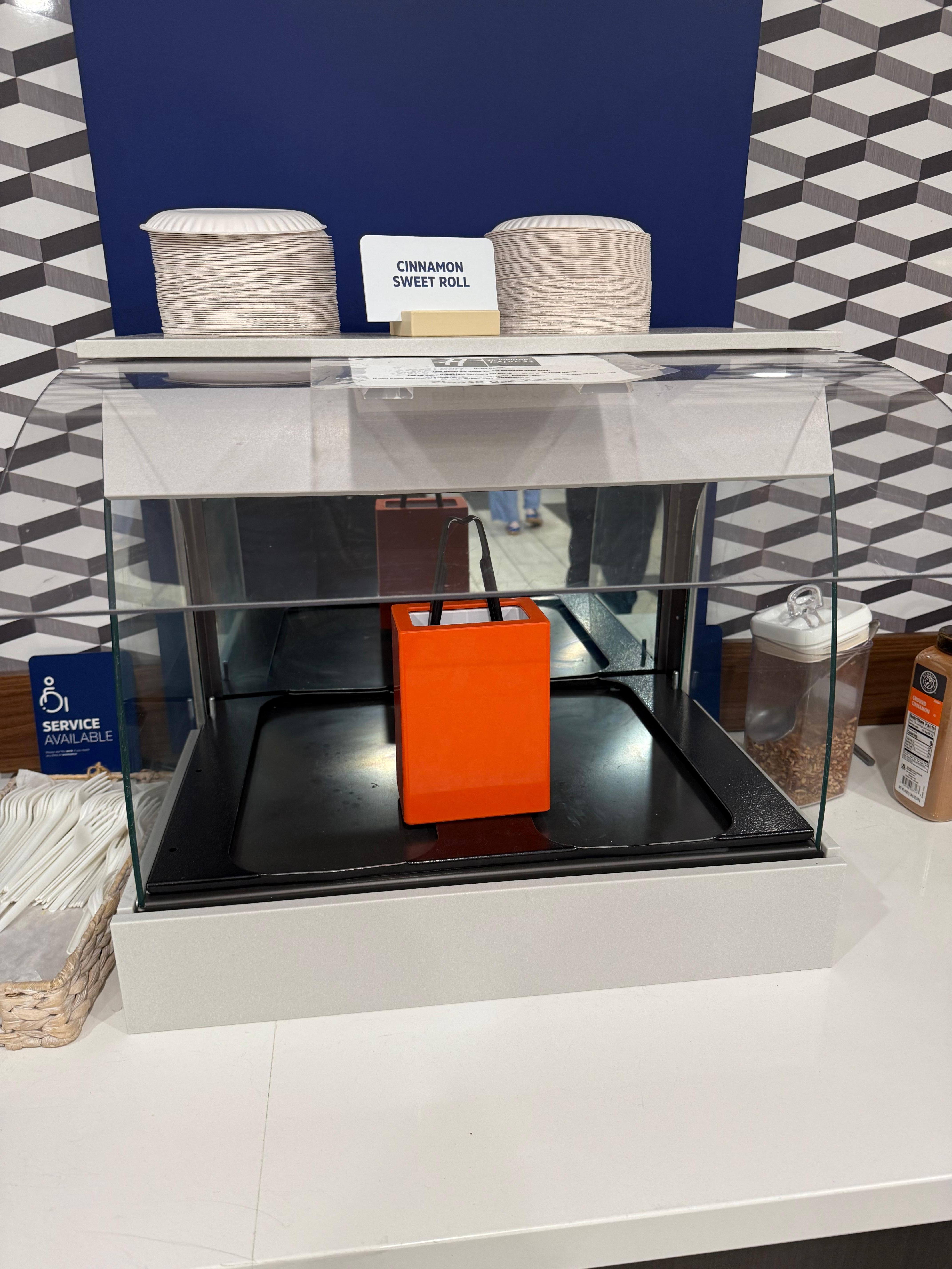 Empty all 4 days of my stay.