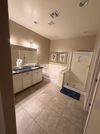 Master bathroom.