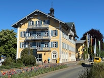 Townhall, across the street from the hotel.