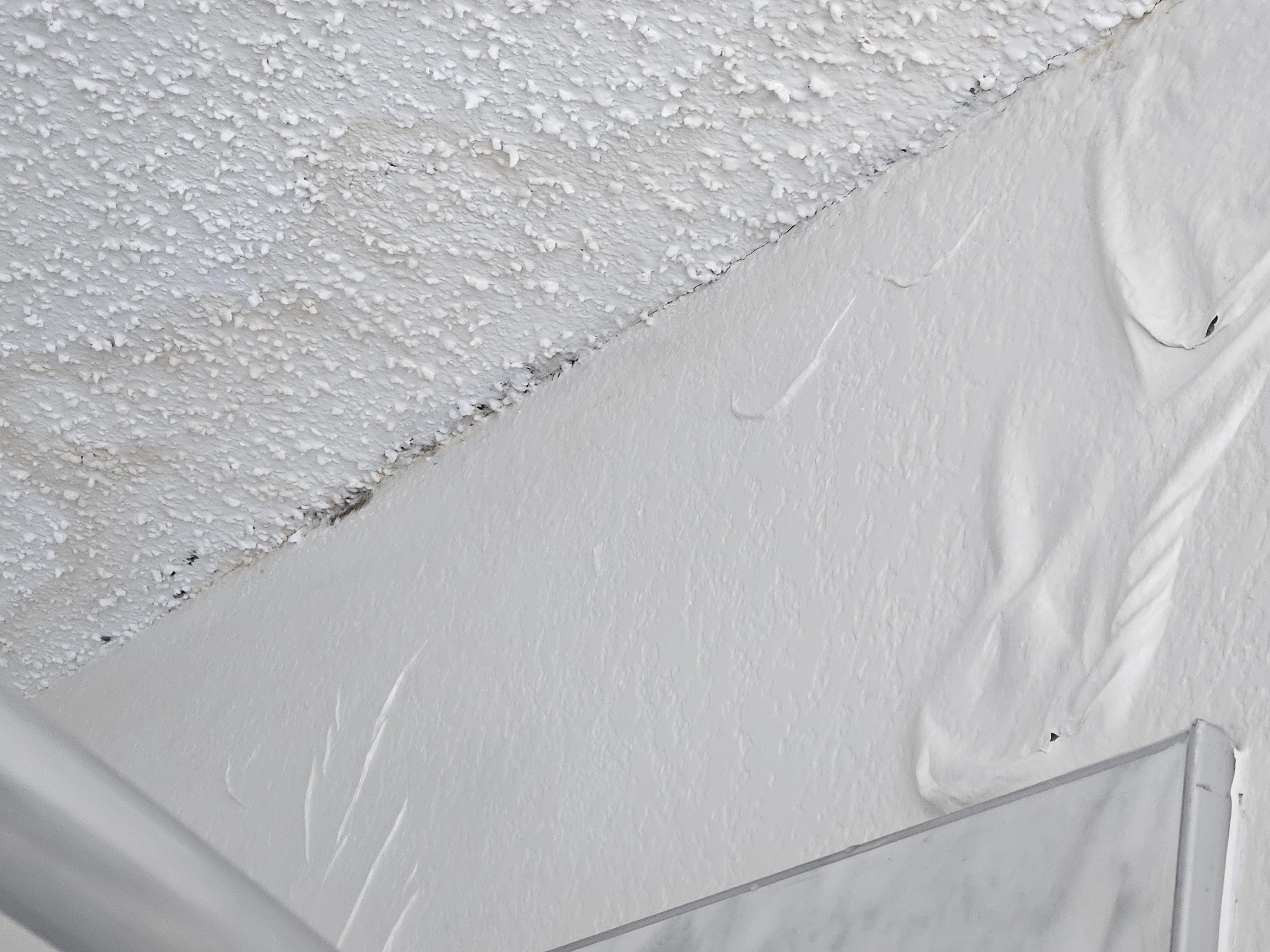 This is all water damage from the ceiling.