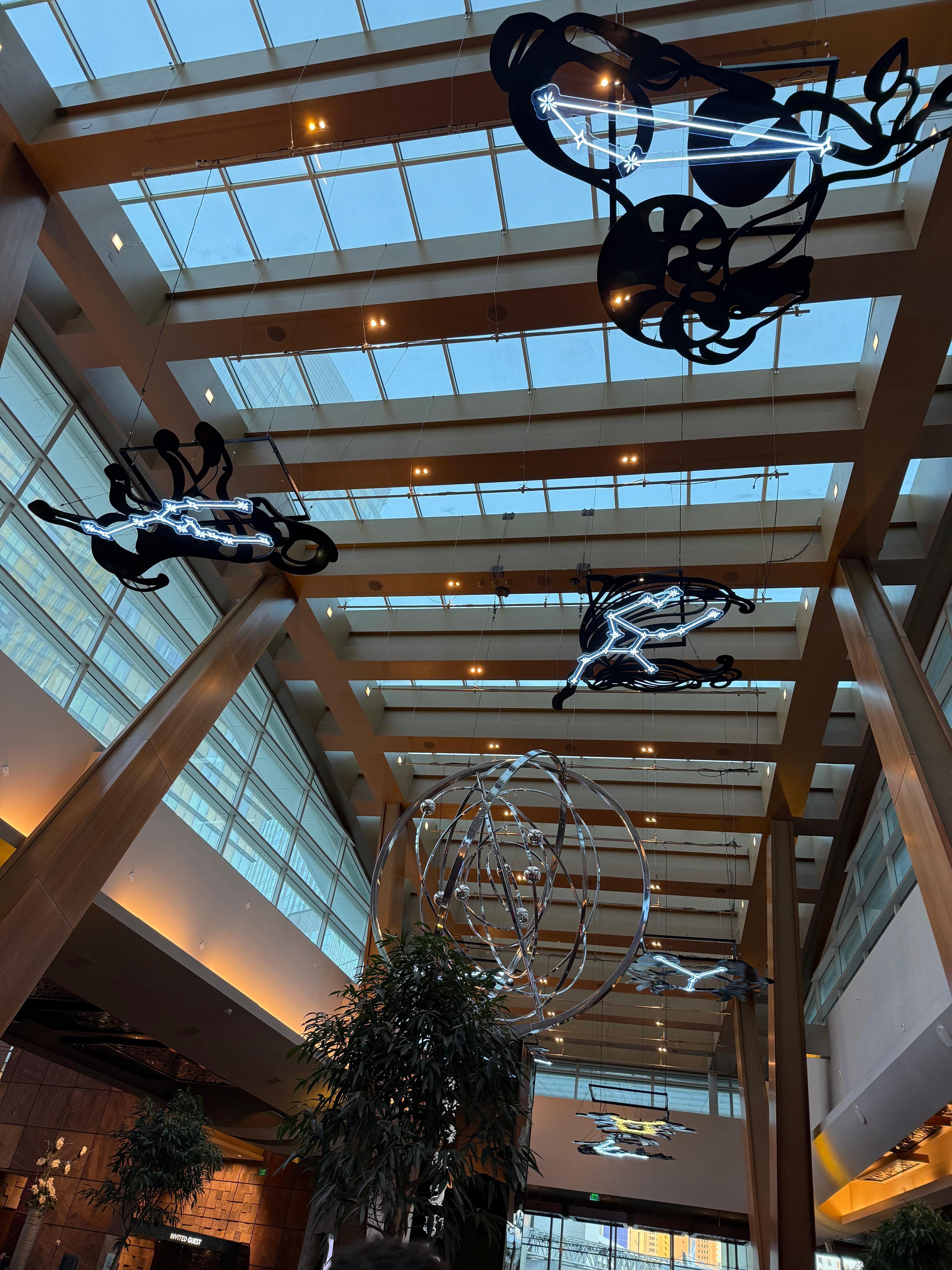 Front Lobby with star constellations