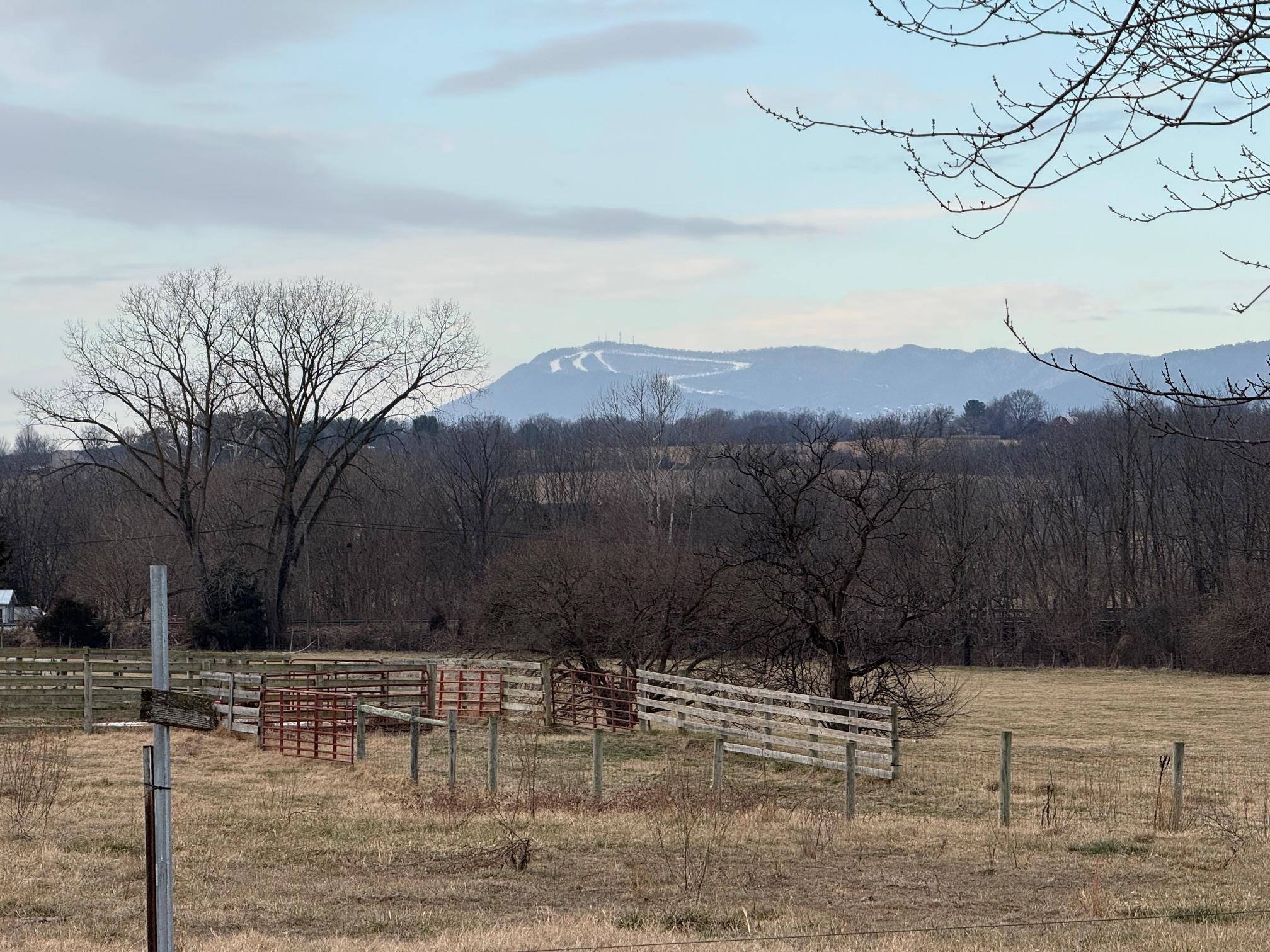 Daytime front porch view of Massanutten