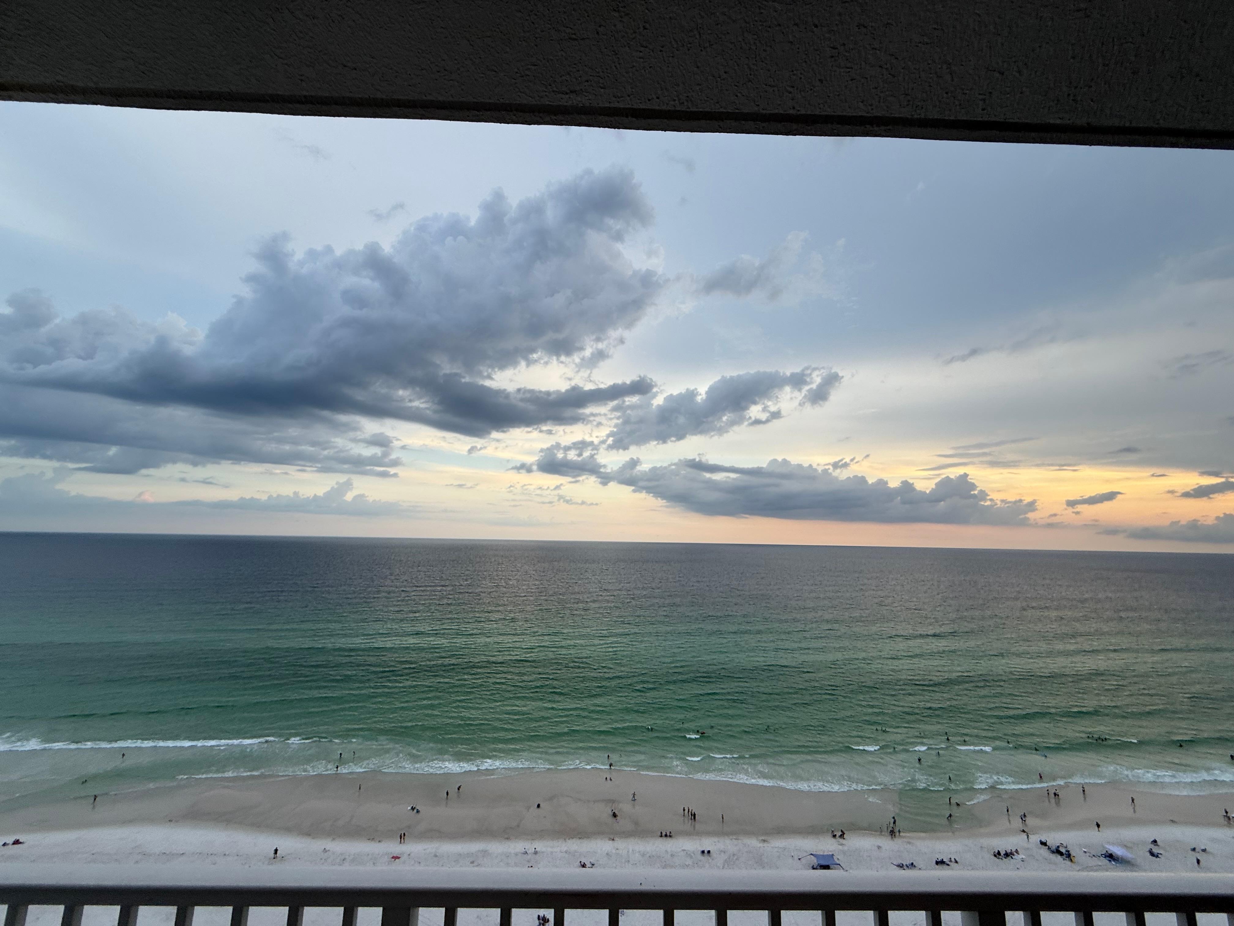 View from the double balcony 