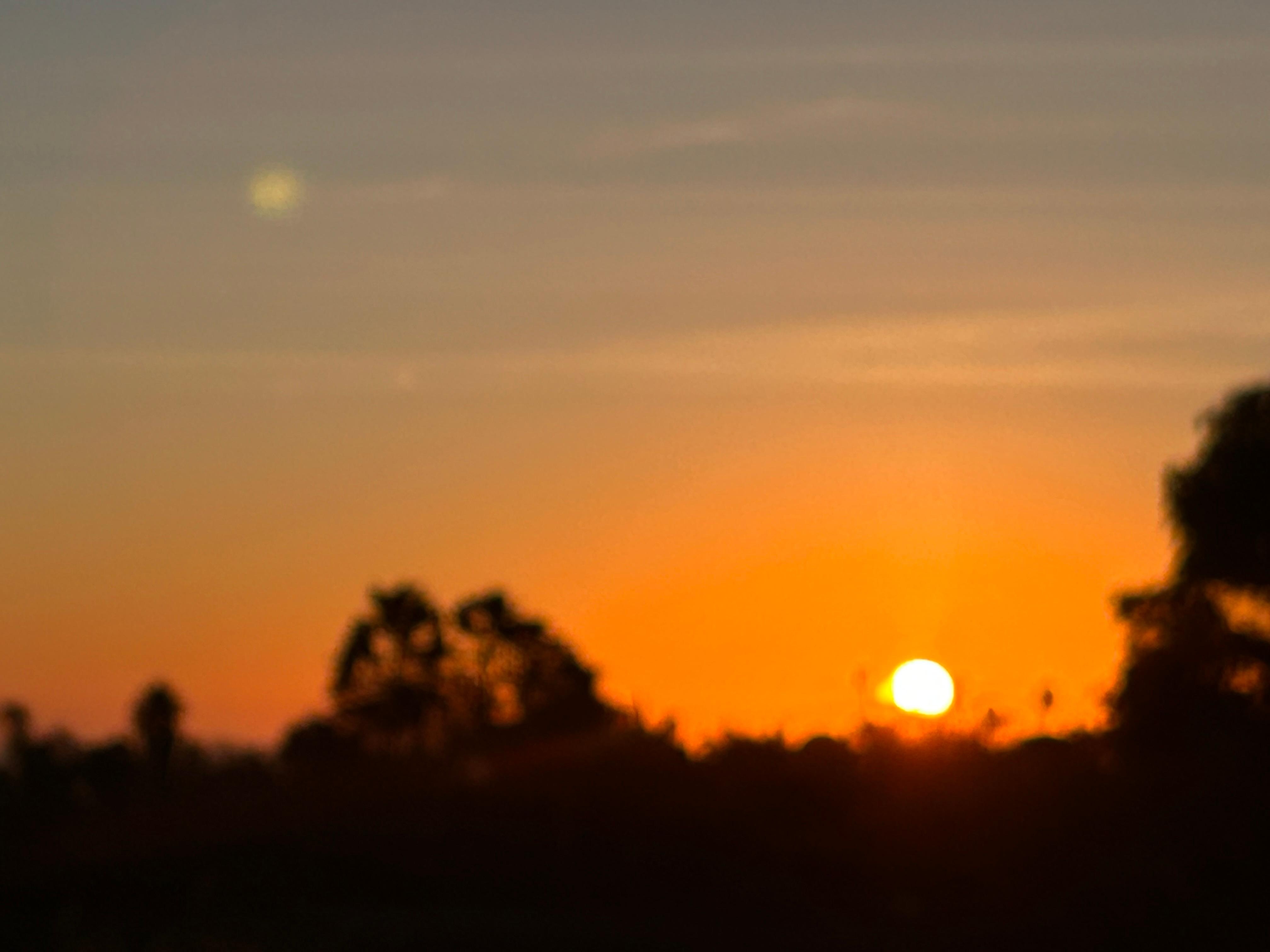 Sunset from the balcony! 