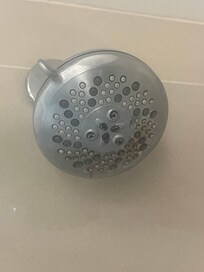 Mold bottom of shower head.