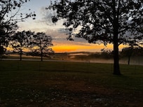Sunset from the front porch