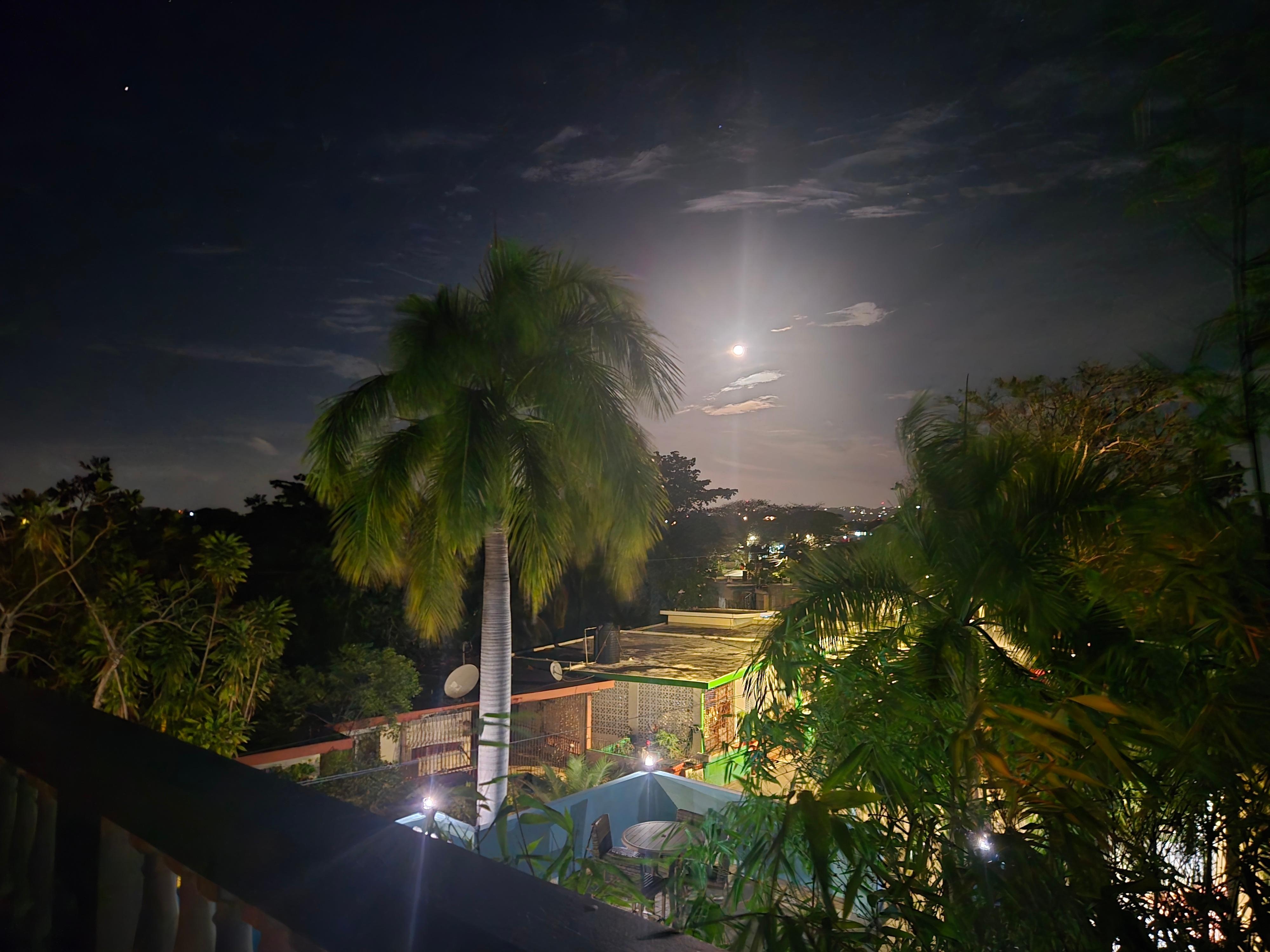 Rooftop balcony at night! 