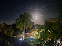 Rooftop balcony at night!
