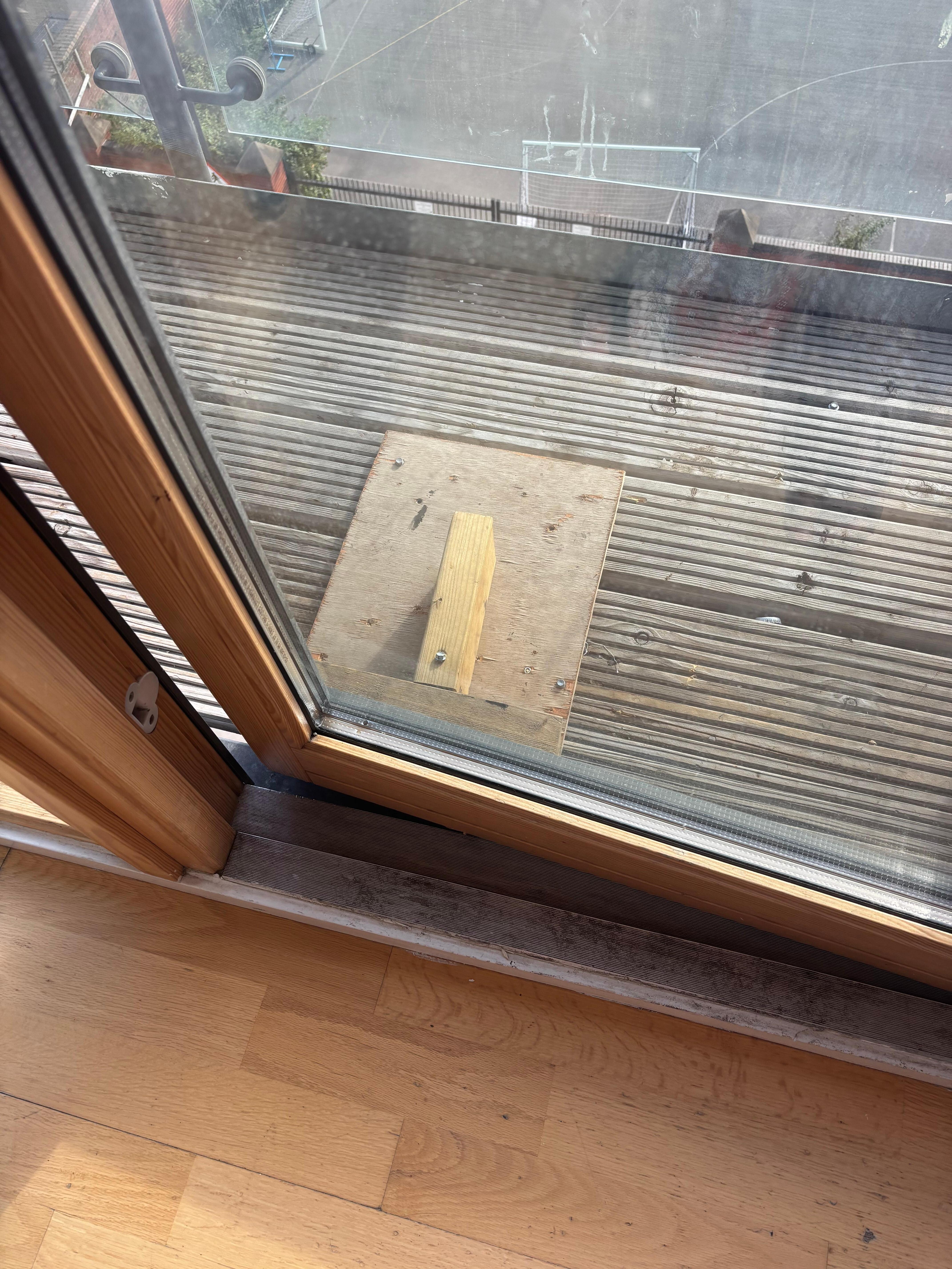 Couldn’t open the door in 30 degrees heat so no access to the balcony 