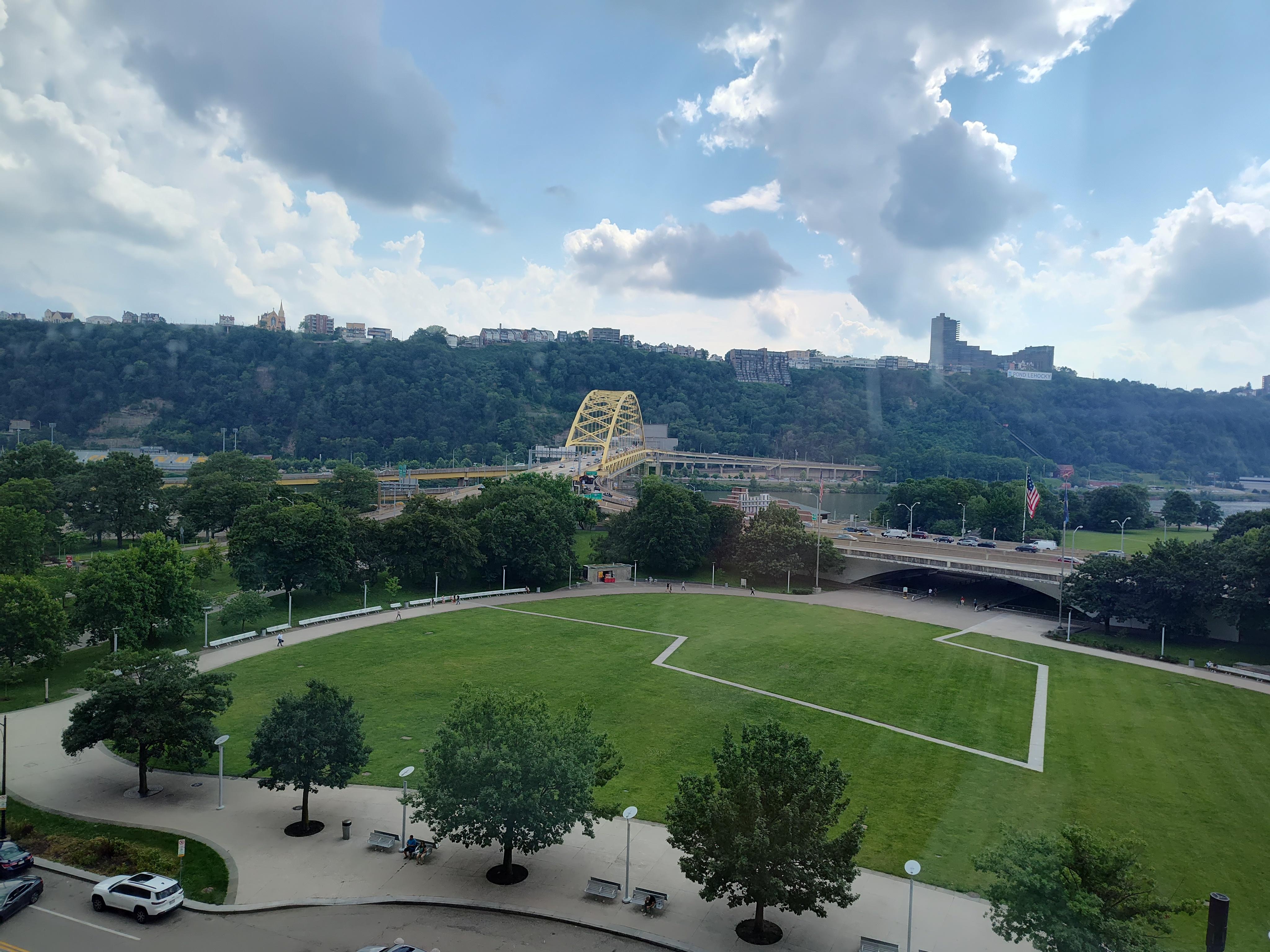 View from hotel