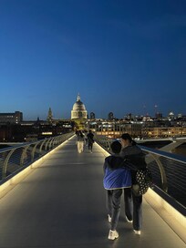 A walk along Millennium Bridge, just 5 minutes from the hotel.