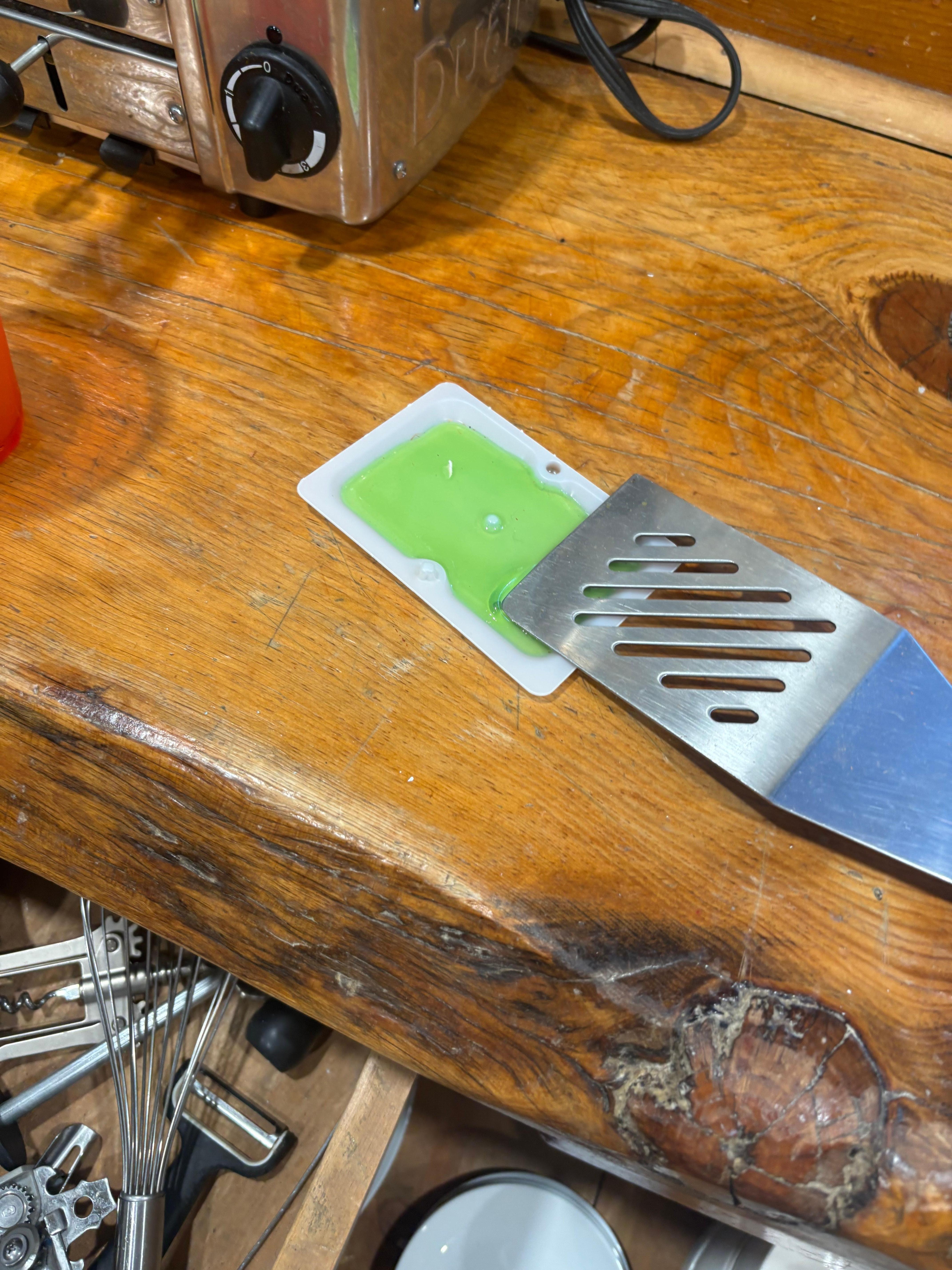 utensil stuck in rodent trap