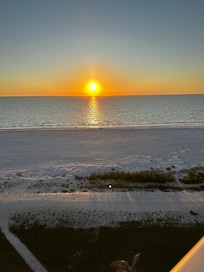 Sunset from the balcony