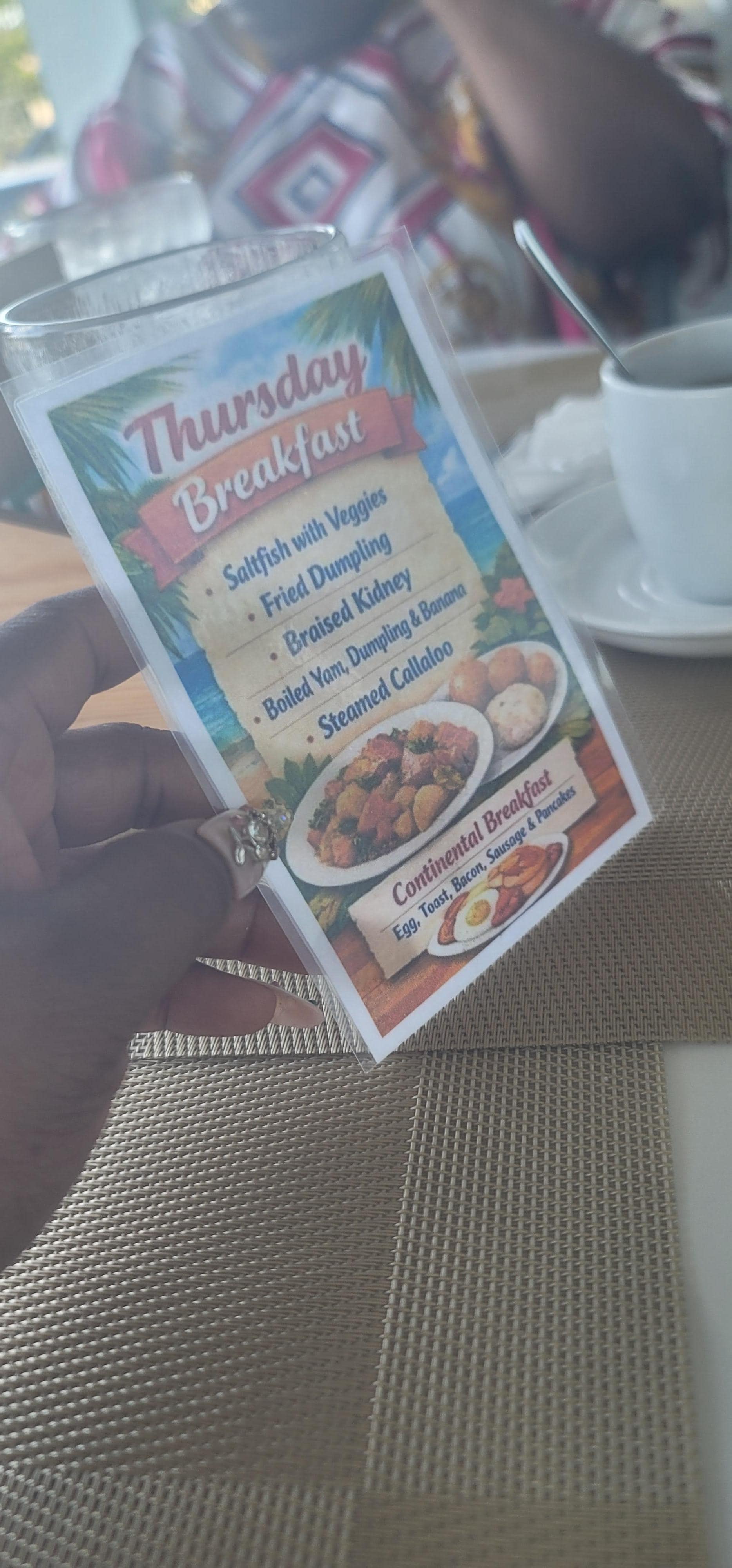 breakfast was a hit or miss! An area that I think needs a lot of improvement. The portion sizes were small and most items on the menu are finished by 9. 