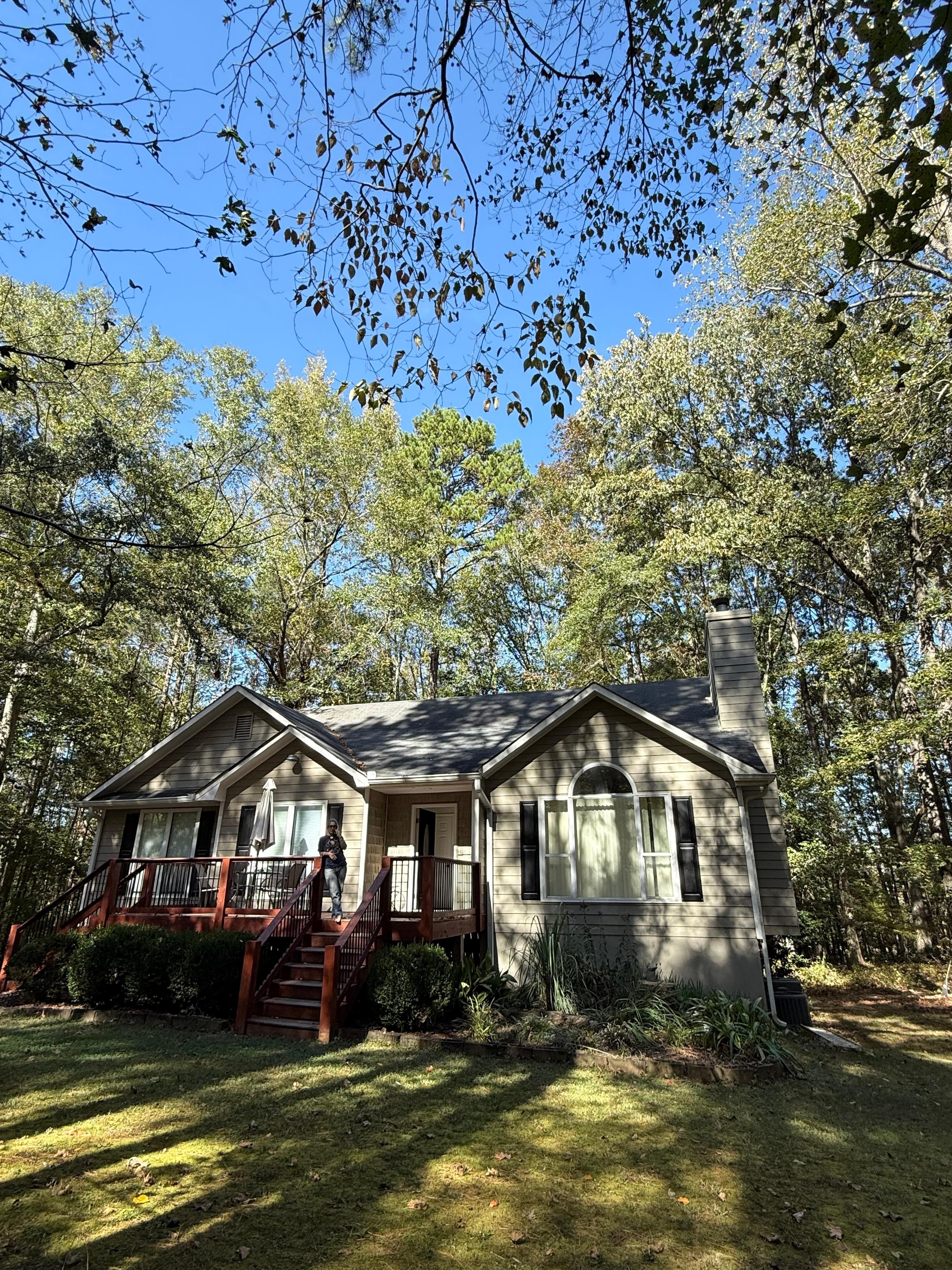 Exterior of the front of the house