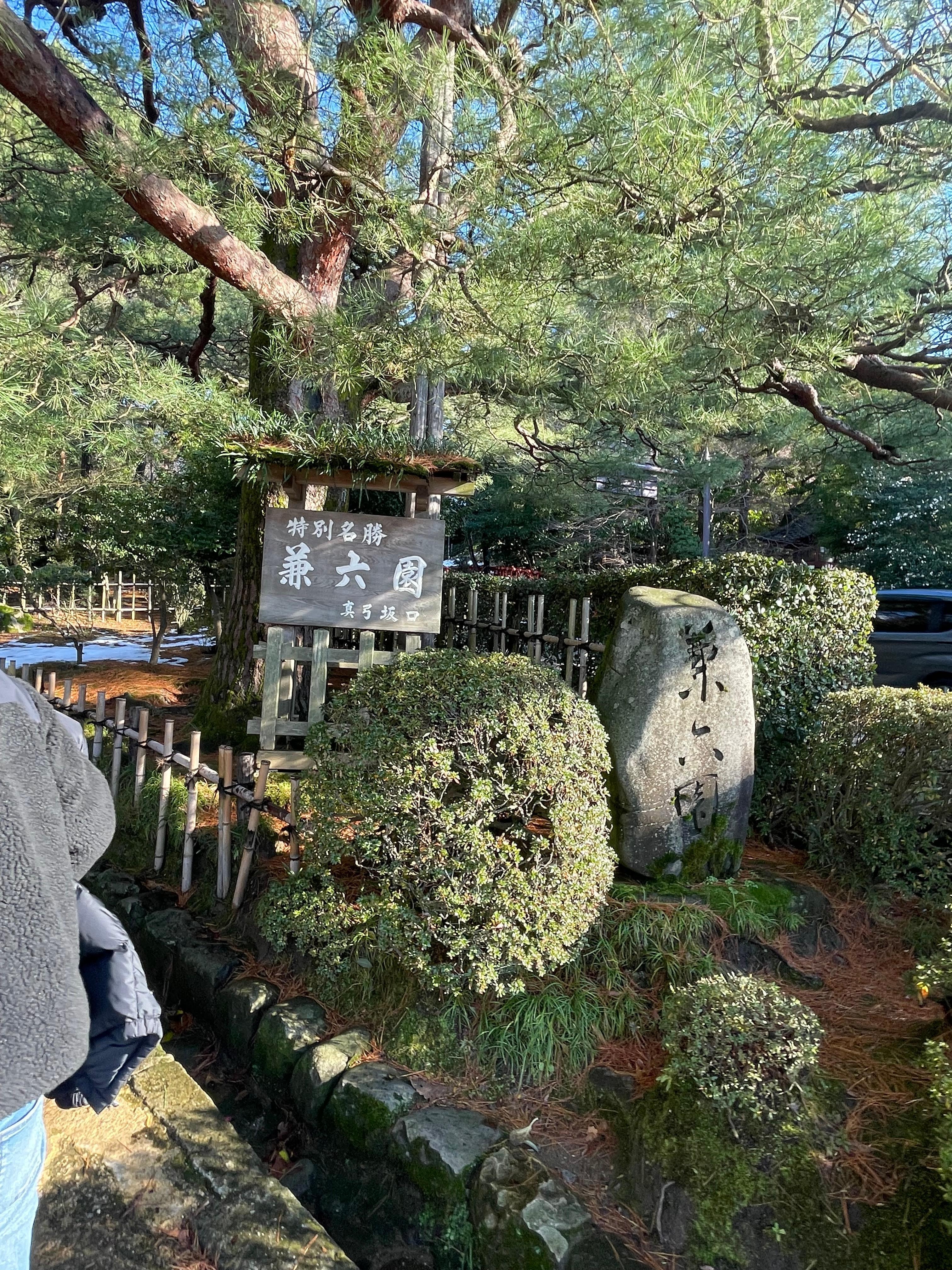 兼六園。21世紀美術館が近くにあり、一緒に回れます。