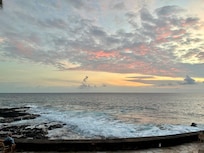 Evening view from the lanai
