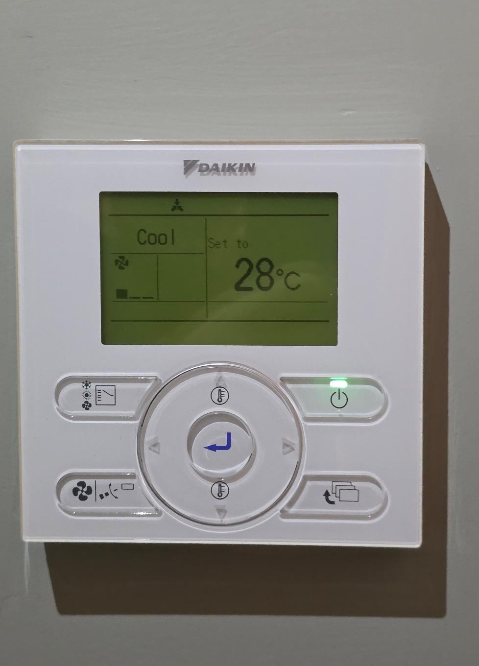 During the night we had AC on but on like 27-28, just not too have humidity