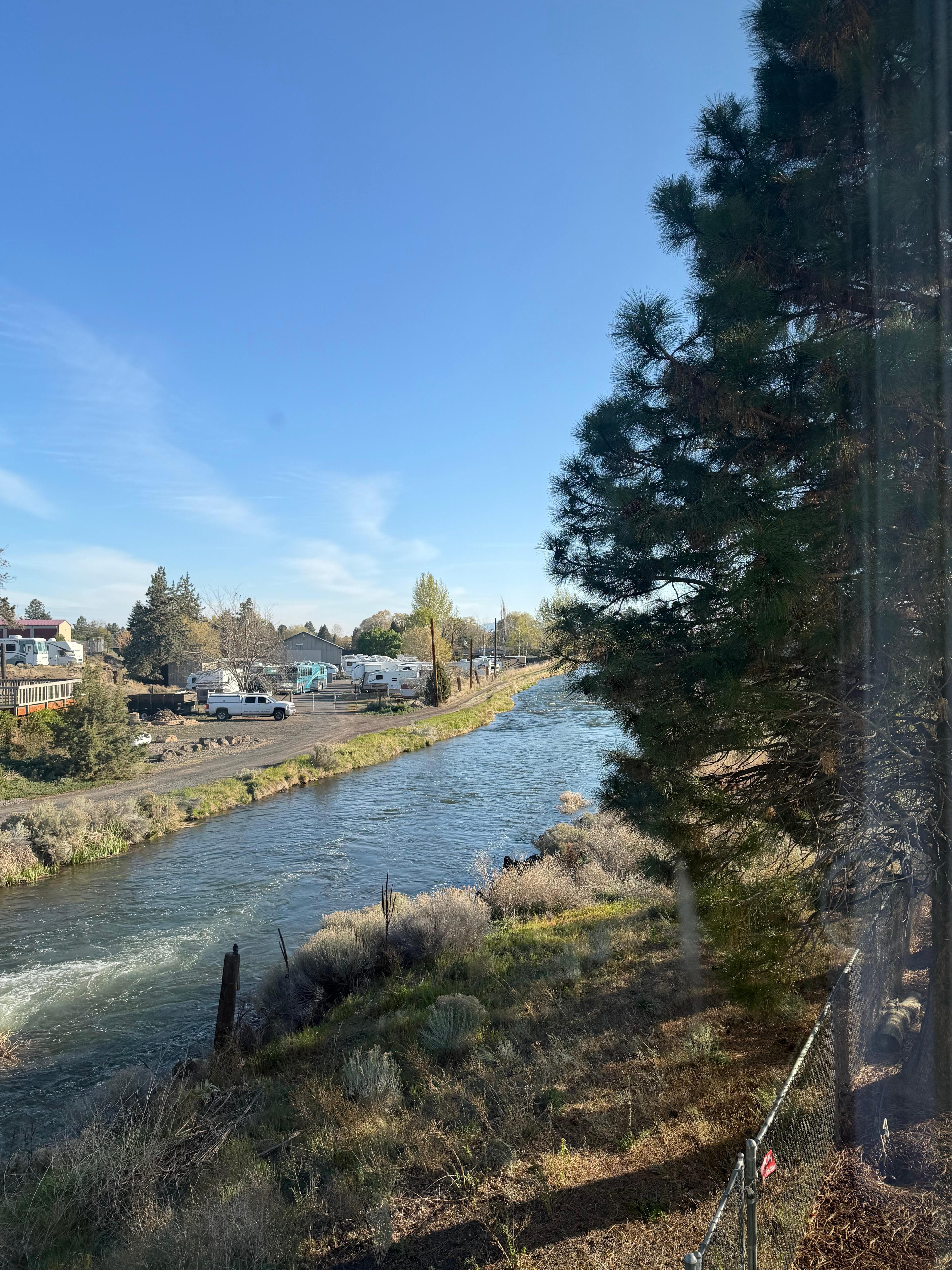 View of the river from our room. 