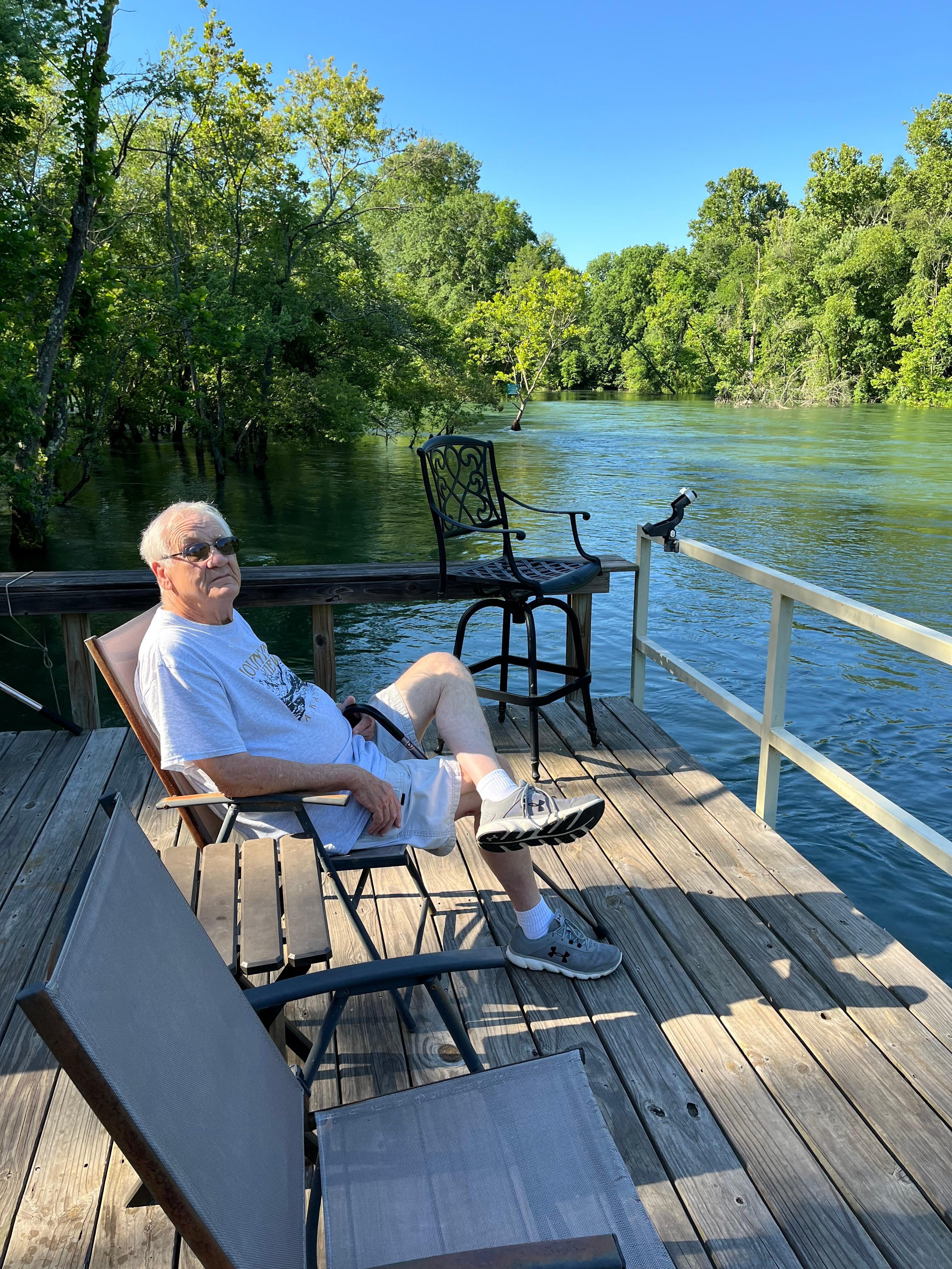 Sitting by the river