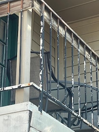 Broken down balcony