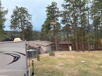 Mountains in the distance.