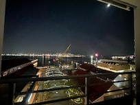 View from room(full harbour front view king room)