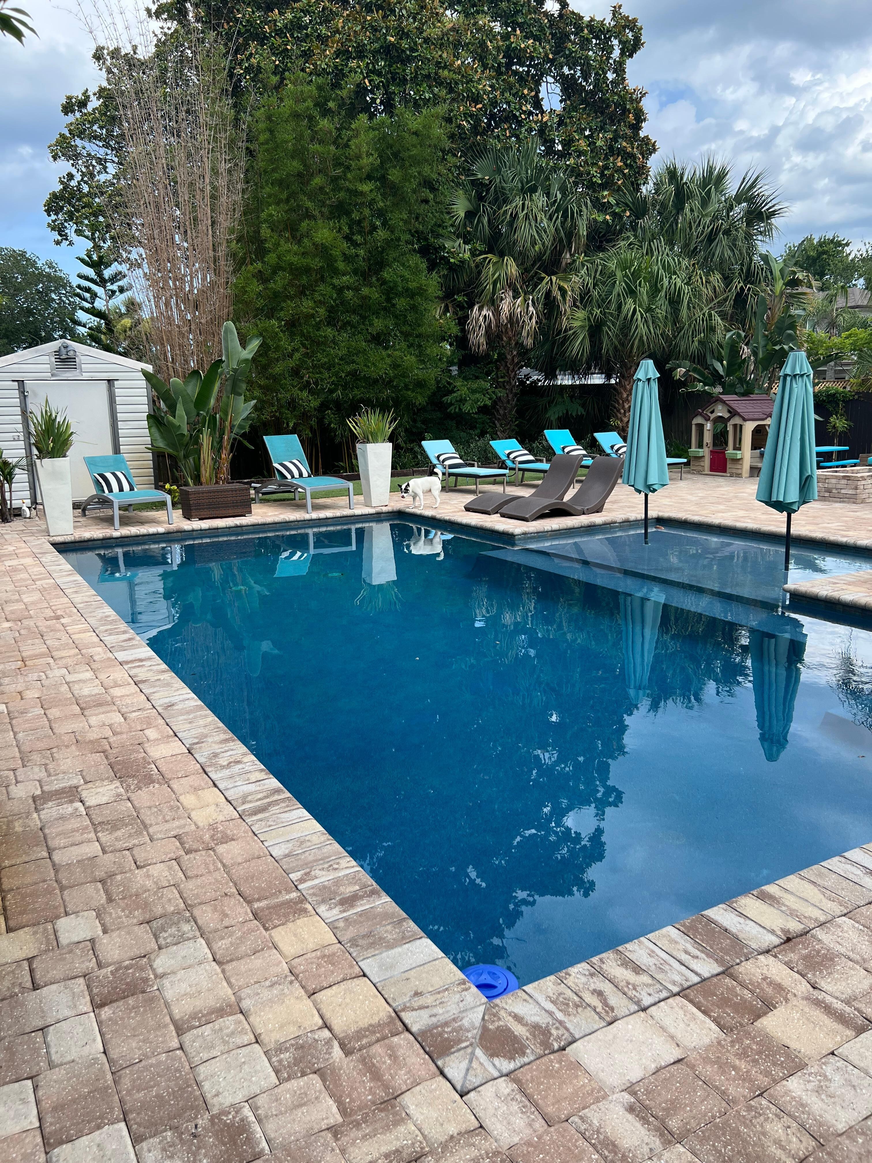 Pool during the day 