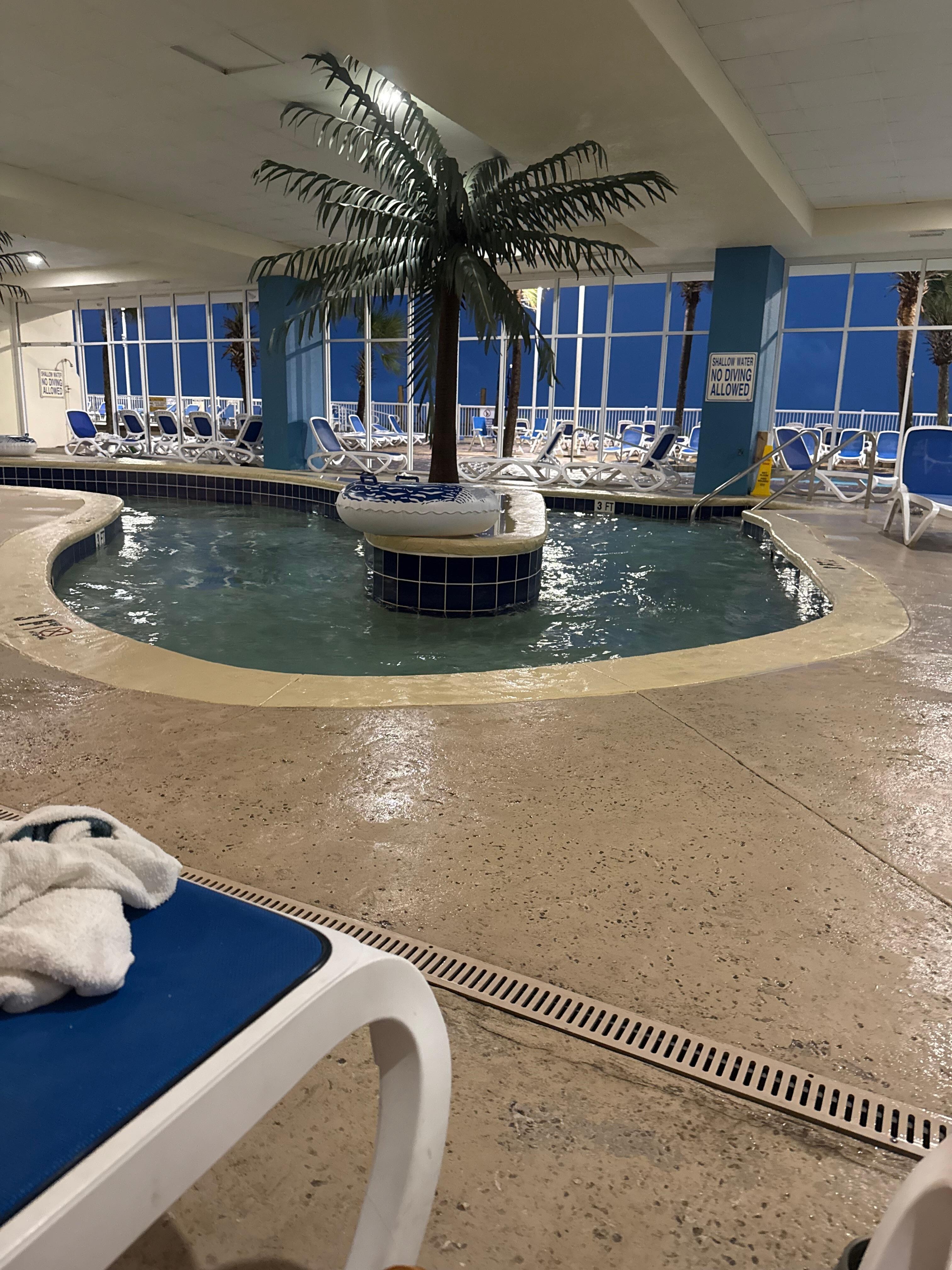 Indoor heated pool and lazy river